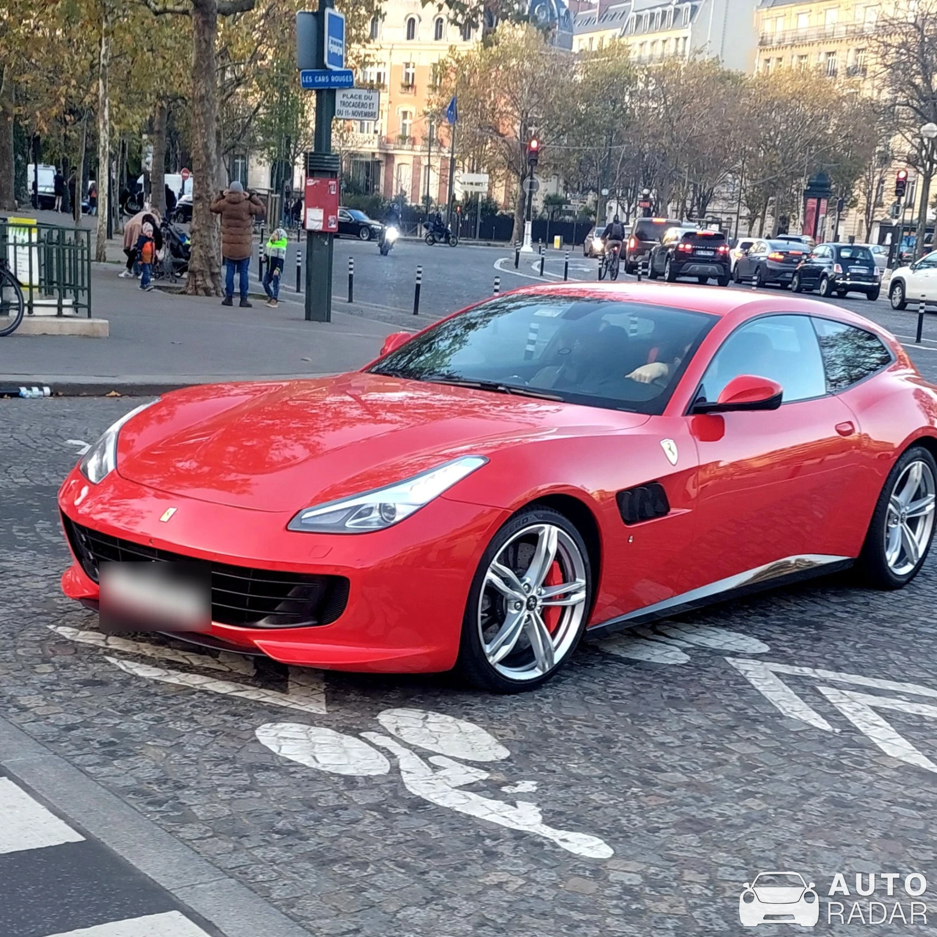 Ferrari GTC4Lusso spotted in Paris, France