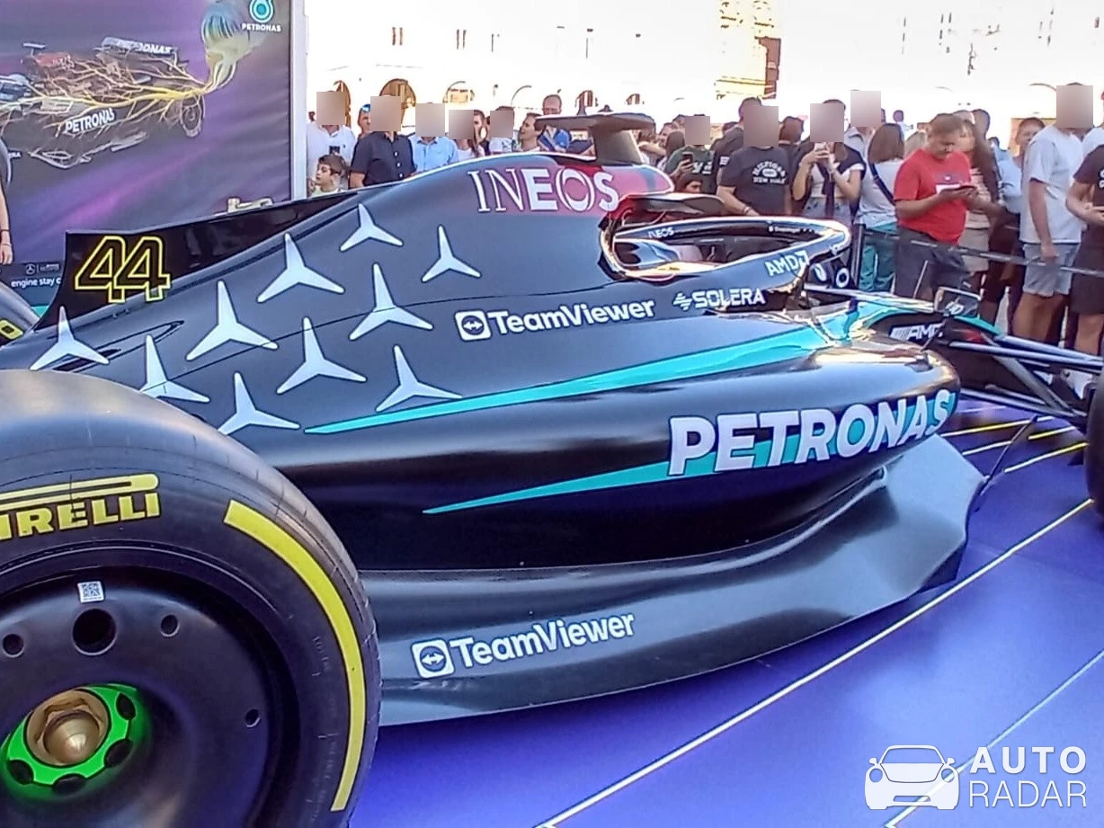 Mercedes-AMG F1 W16 E Performance spotted in Torino