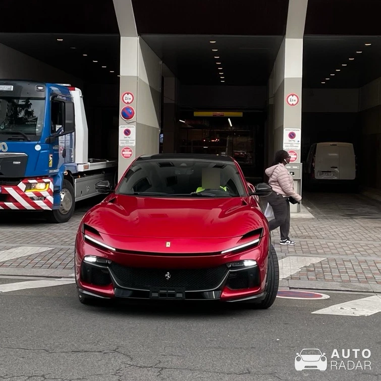 Ferrari Purosangue spotted in Levallois-Perret, France