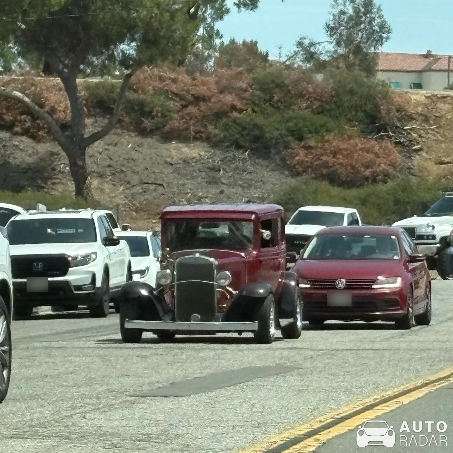 1932 Ford 5-Window Coupe Hot Rod spotted in Temecula