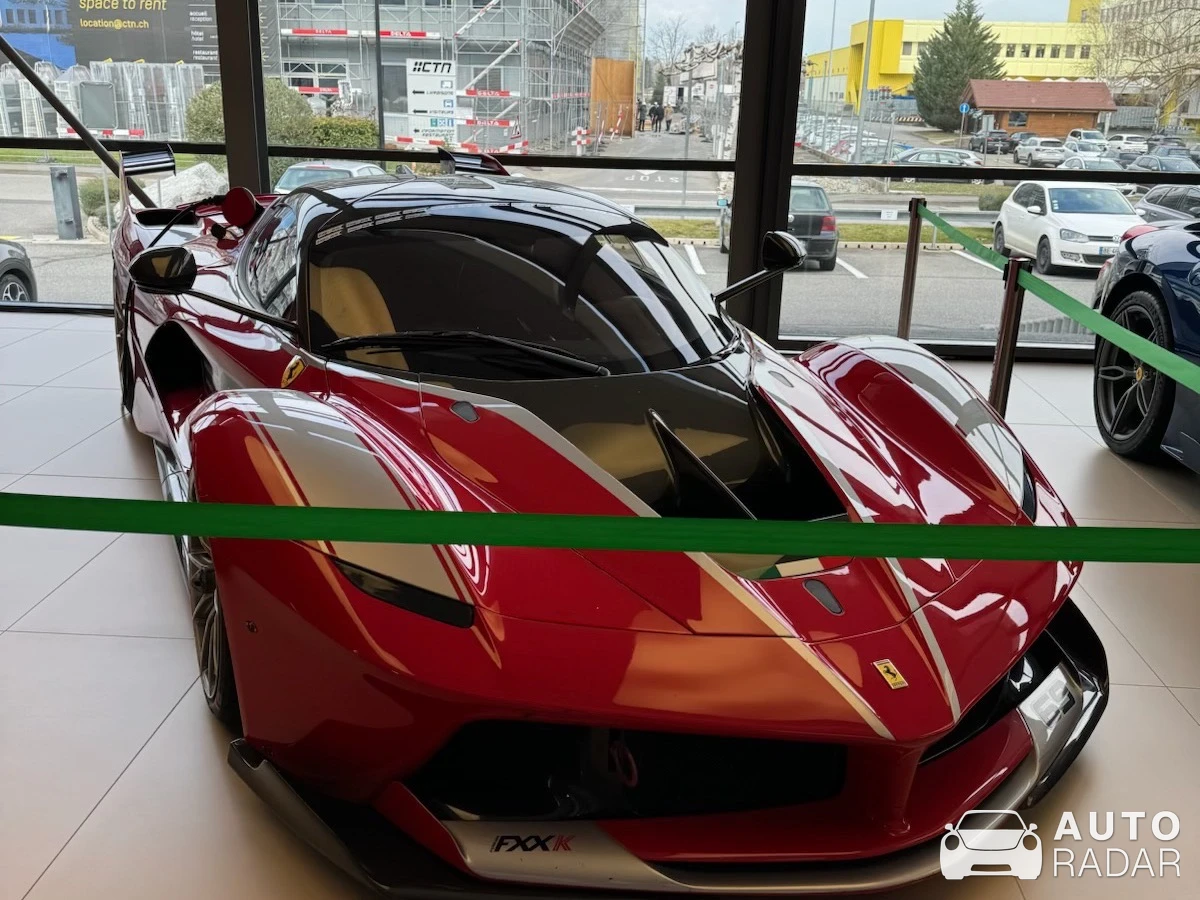 Ferrari FXX K Evo spotted in Plan-les-Ouates, Switzerland