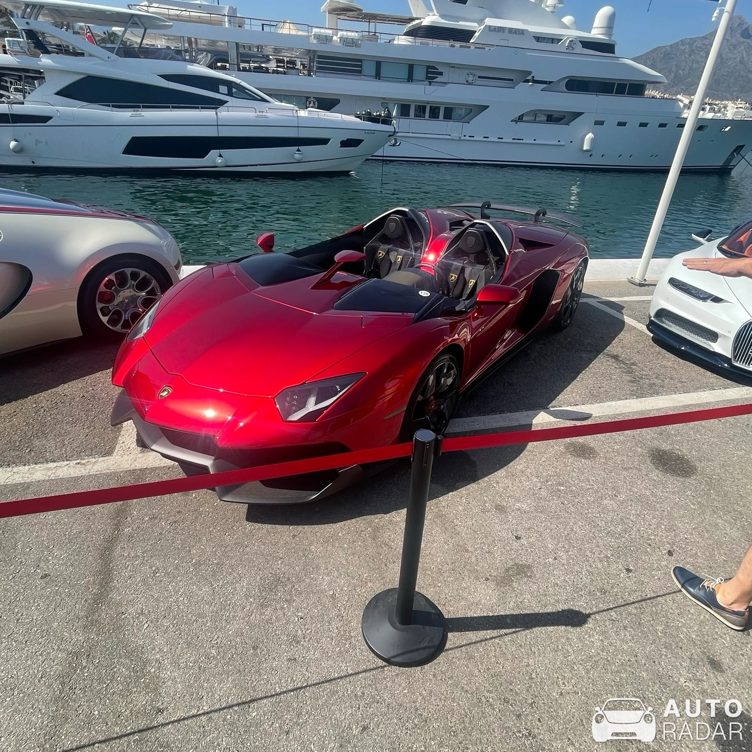 Lamborghini Aventador J spotted in Marbella, Spain