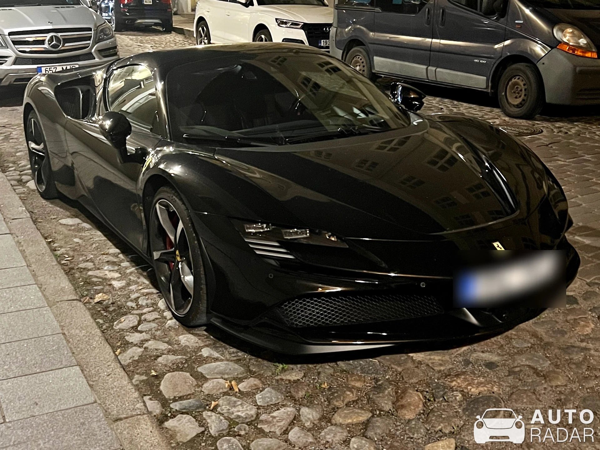 Ferrari SF90 Spider spotted in Tallinn, Estonia