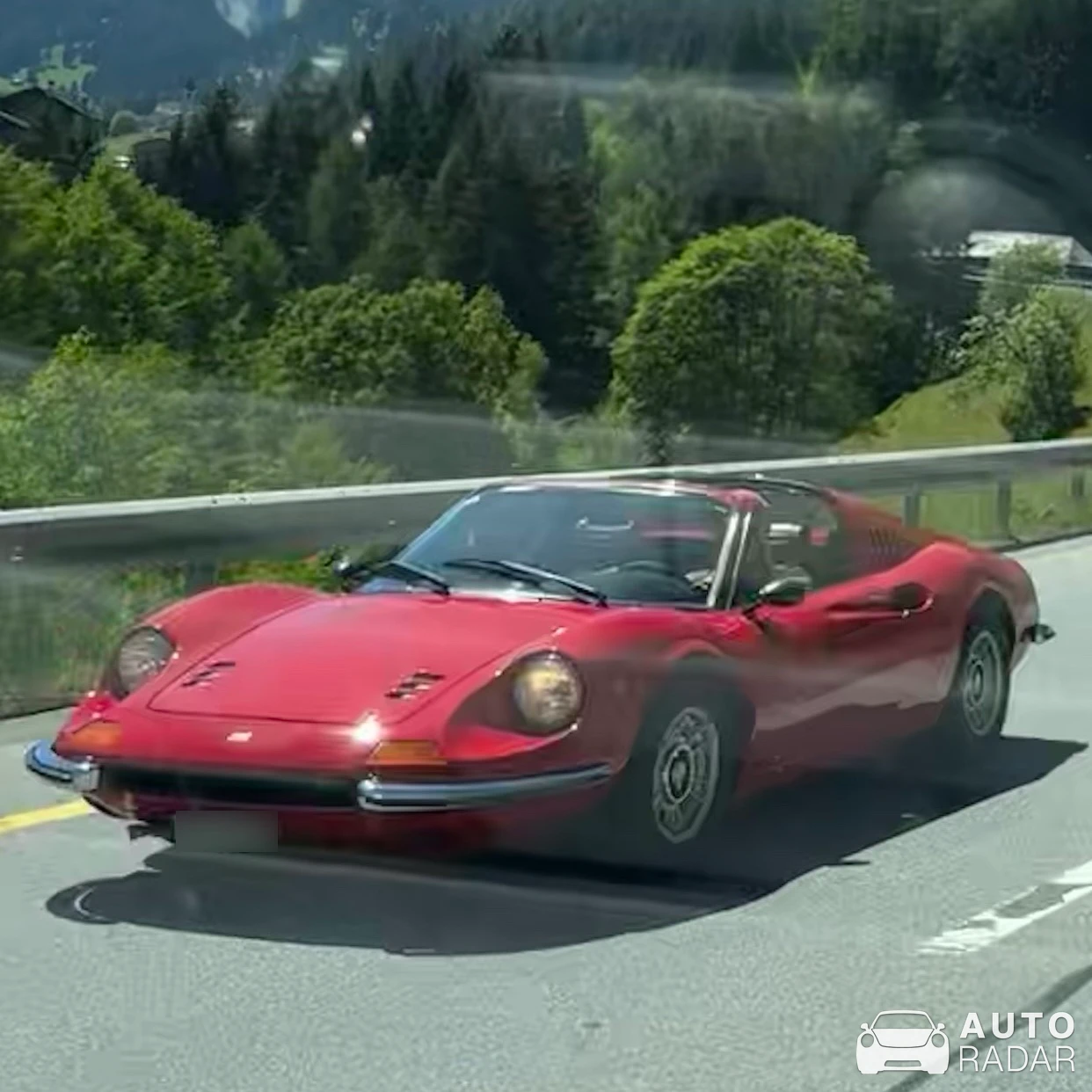 Ferrari Dino 246 GTS spotted in Churwalden