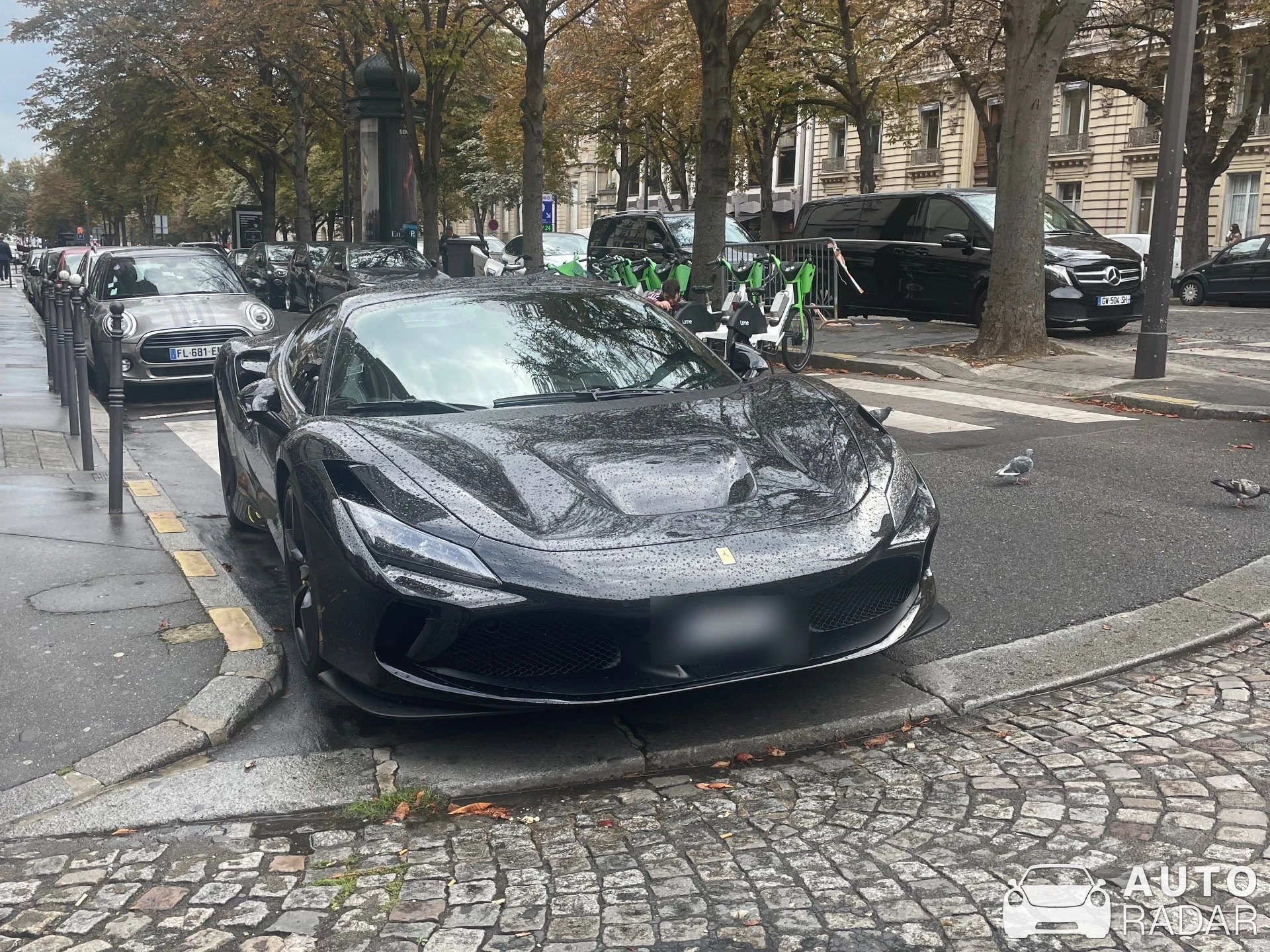 Ferrari F8 Tributo spotted in Paris, France
