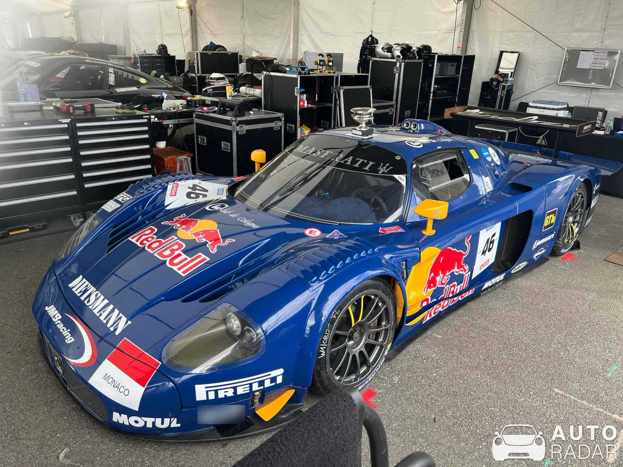 Maserati MC12 Versione Corse spotted in Le Mans
