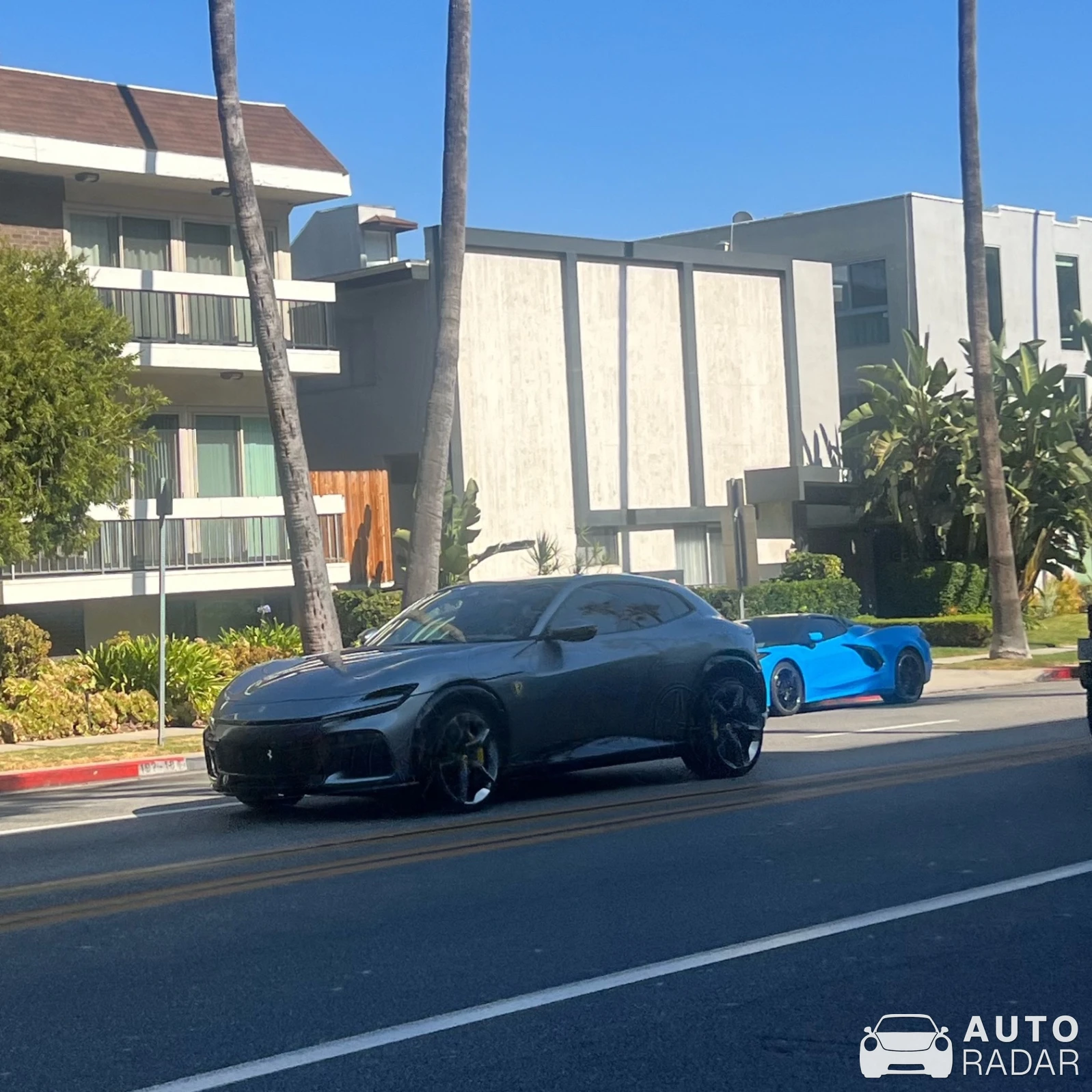 Ferrari Purosangue spotted in Beverly Hills, United States