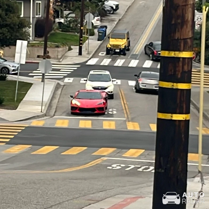 Chevrolet Corvette C8 Stingray spotted in Hermosa Beach, United States