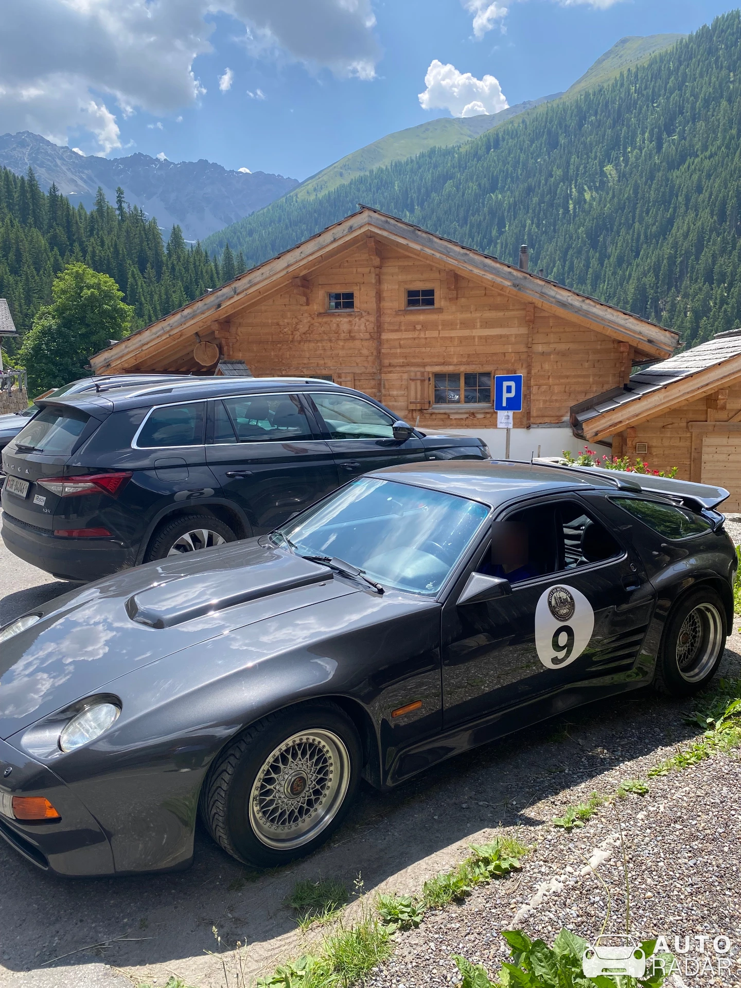 Porsche 928 S Strosek spotted in Davos