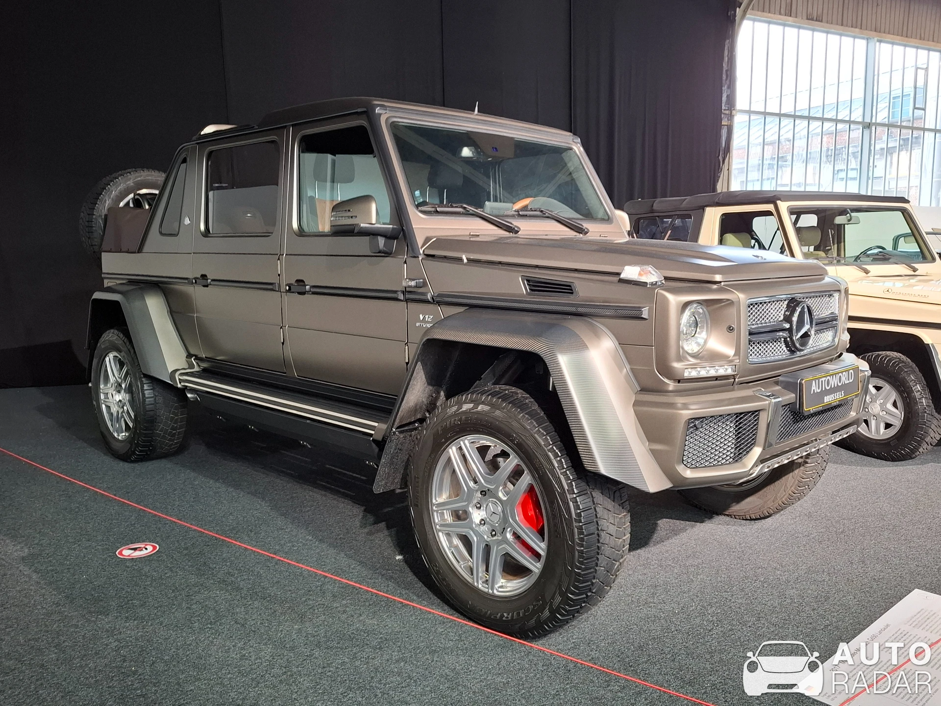 Mercedes-Maybach G 650 Landaulet spotted in Brussels