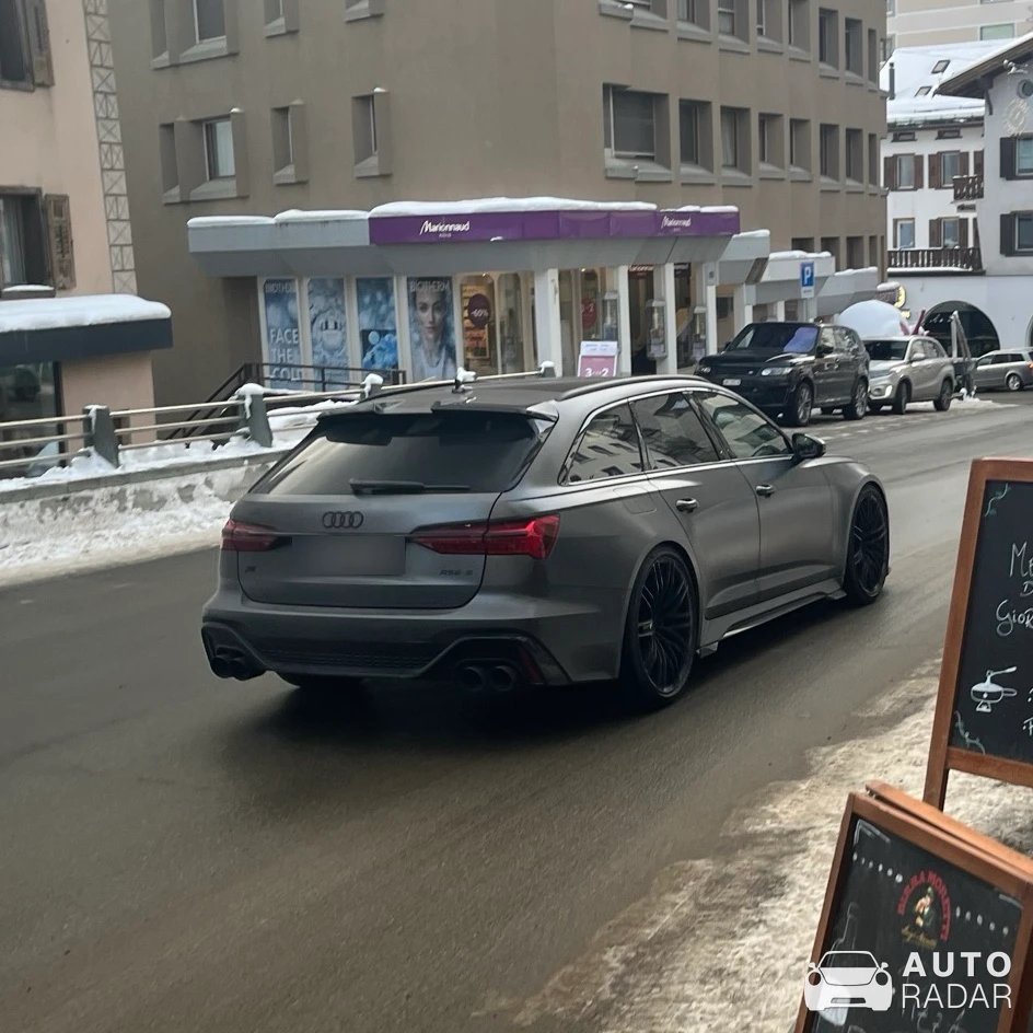 Audi ABT RS6-S Avant C8 spotted in Sankt Moritz, Svizzera