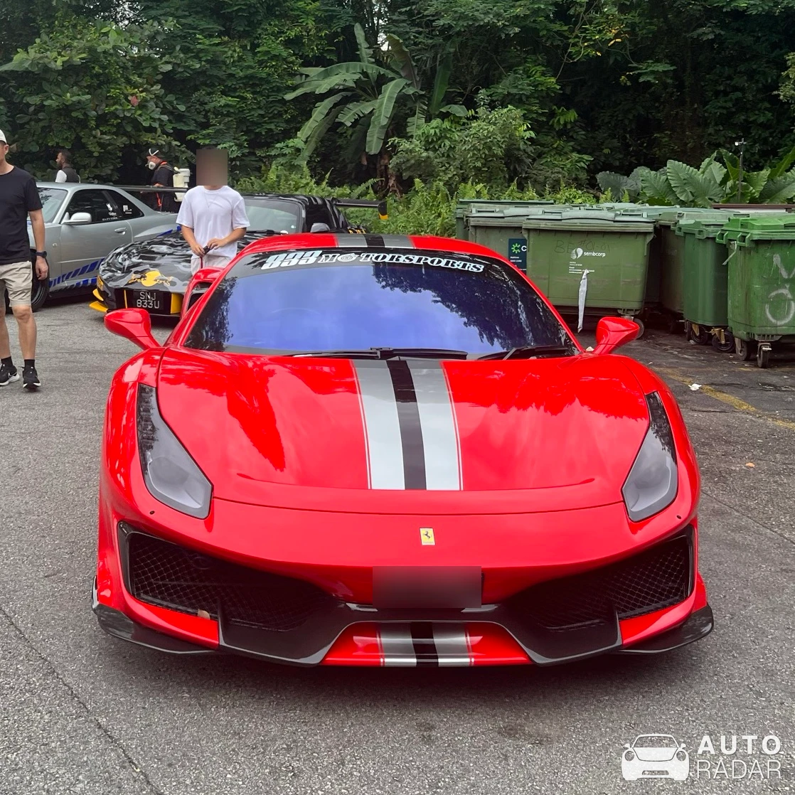 Ferrari 488 Pista spotted in Singapore, Singapore