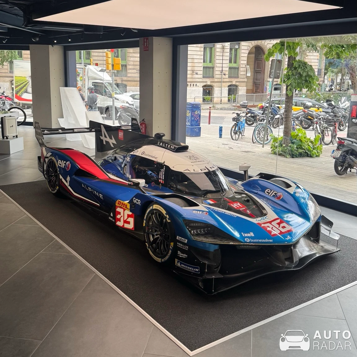 Renault Alpine spotted in Barcelona