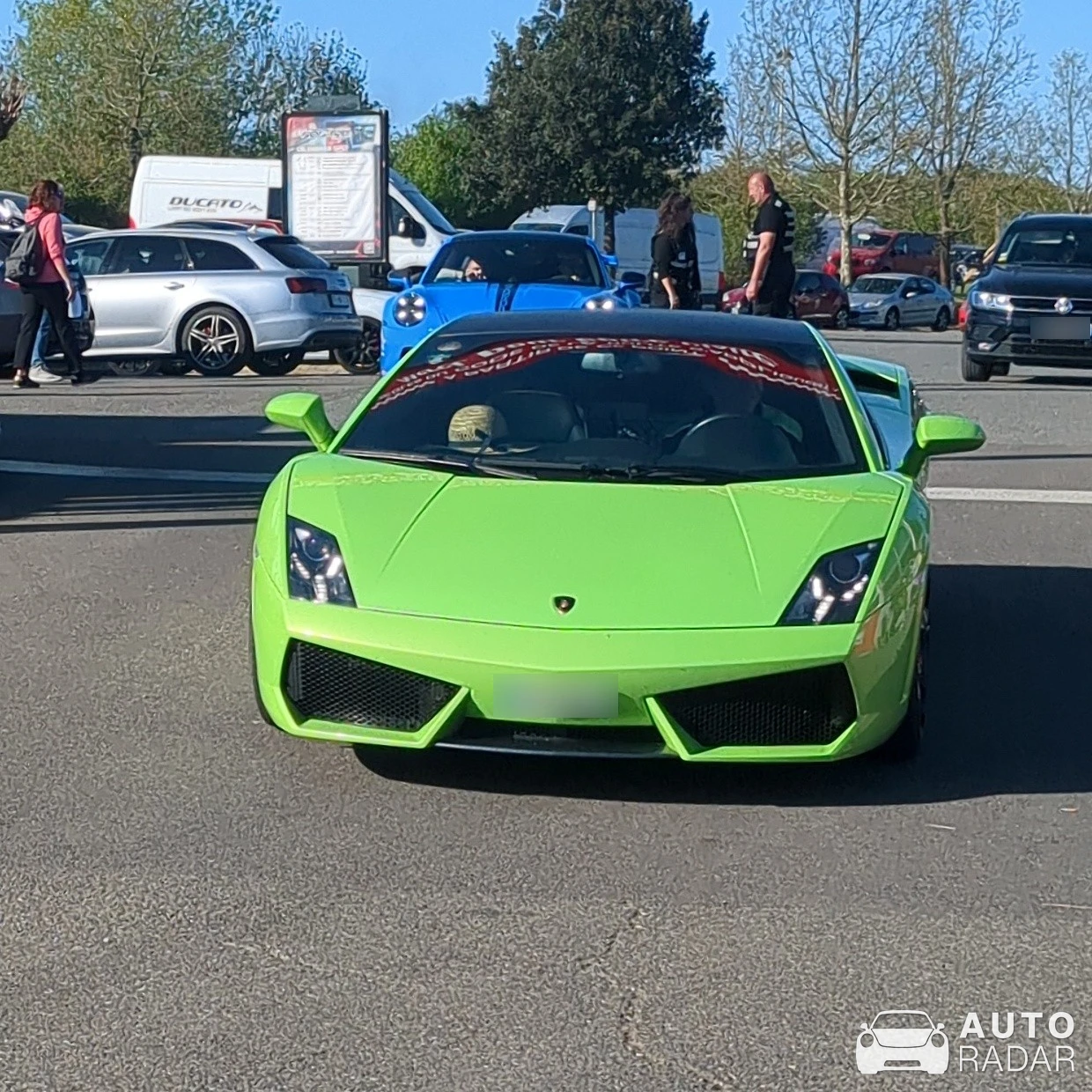 Lamborghini Gallardo LP560-4 spotted in Nogaro