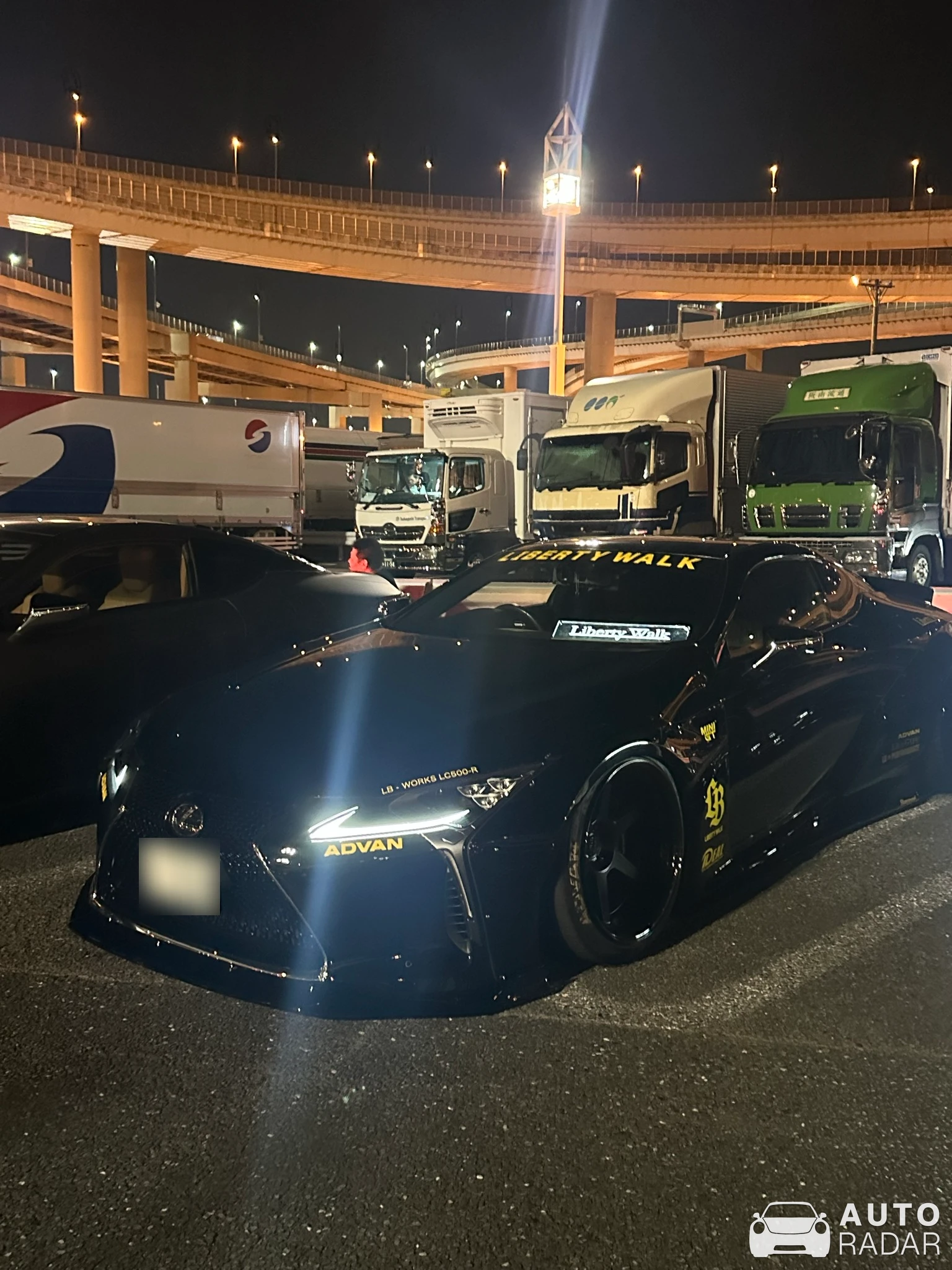 Lexus LC 500 Liberty Walk Widebody spotted in Koto City