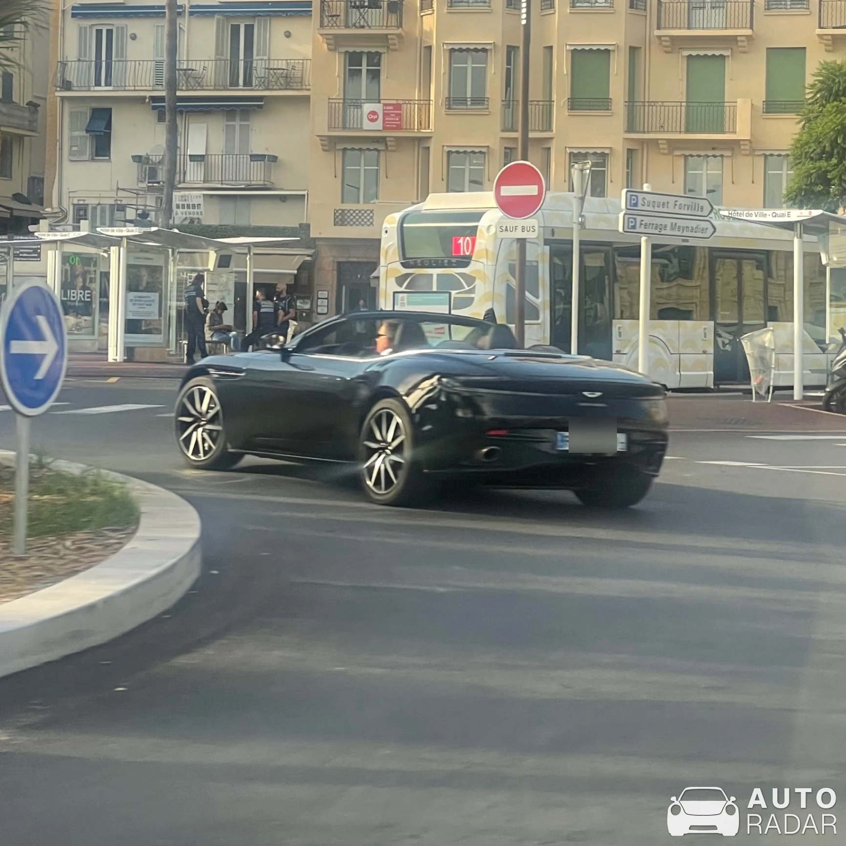 Aston Martin DB11 V8 Volante spotted in Cannes, France