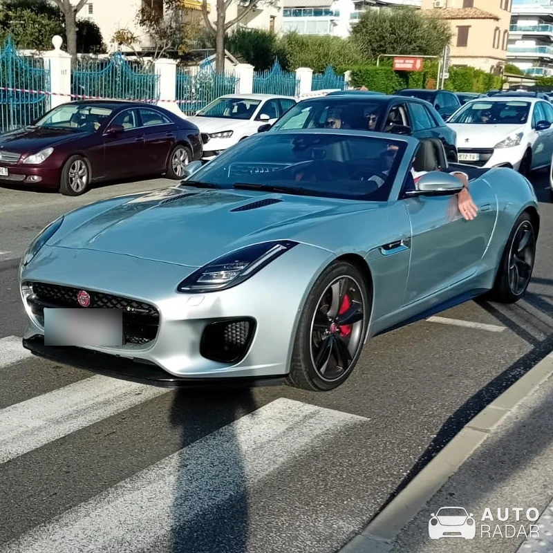 Jaguar F-Type S Convertible spotted in Nice, France