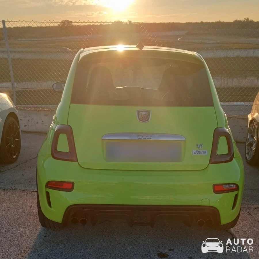 Abarth 595 Pista spotted in Città Metropolitana di Bari, Italy