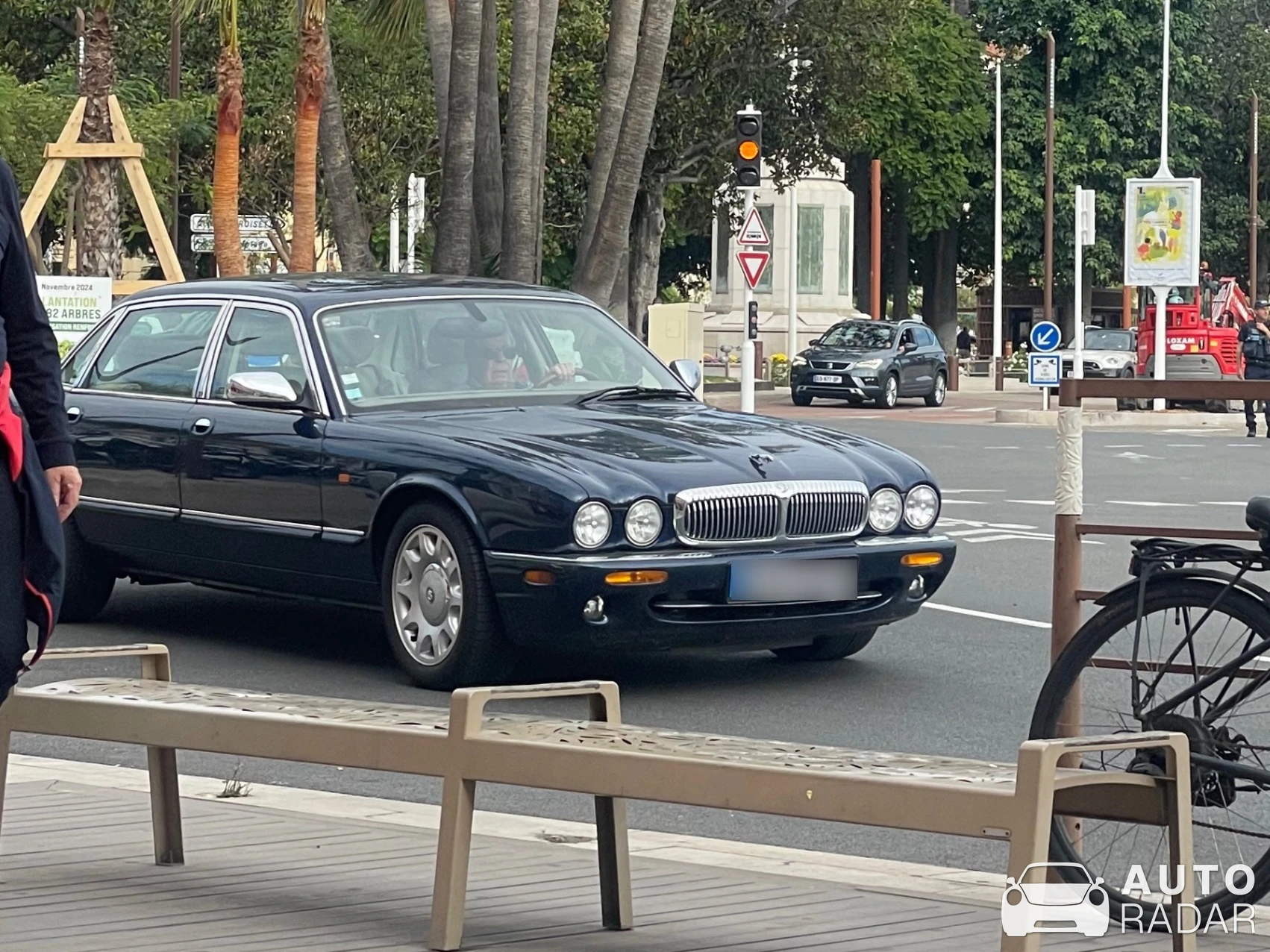 Jaguar XJ spotted in Cannes, France