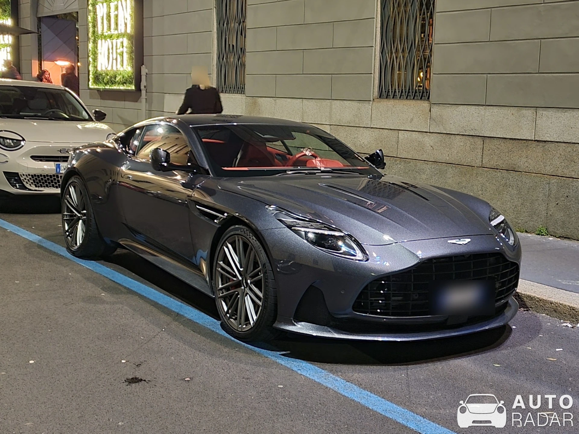 Aston Martin DB12 spotted in Milano, Italia
