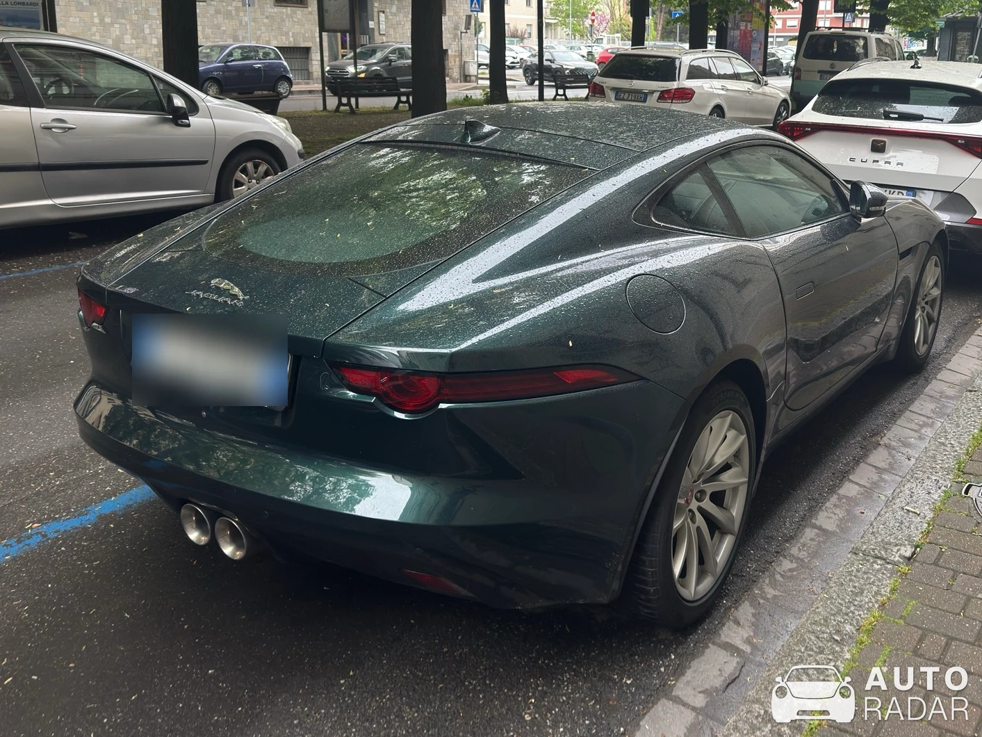 Jaguar F-Type S Coupé spotted in Alessandria