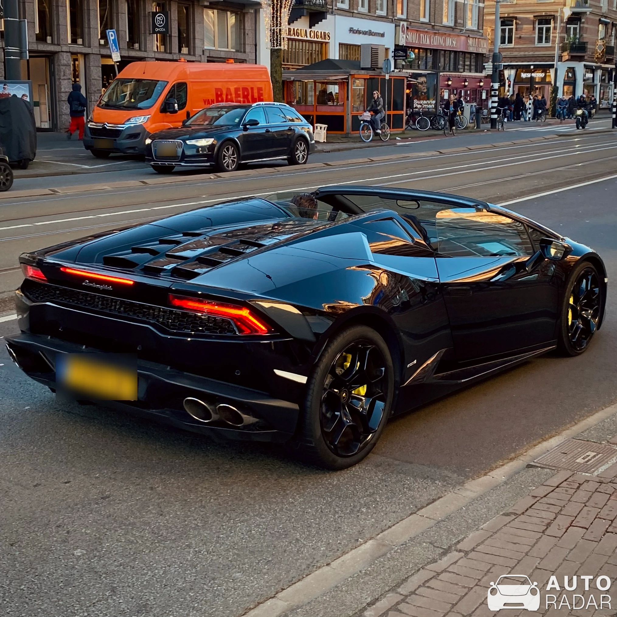 Lamborghini Huracán LP580-2 Spyder spotted in Amsterdam