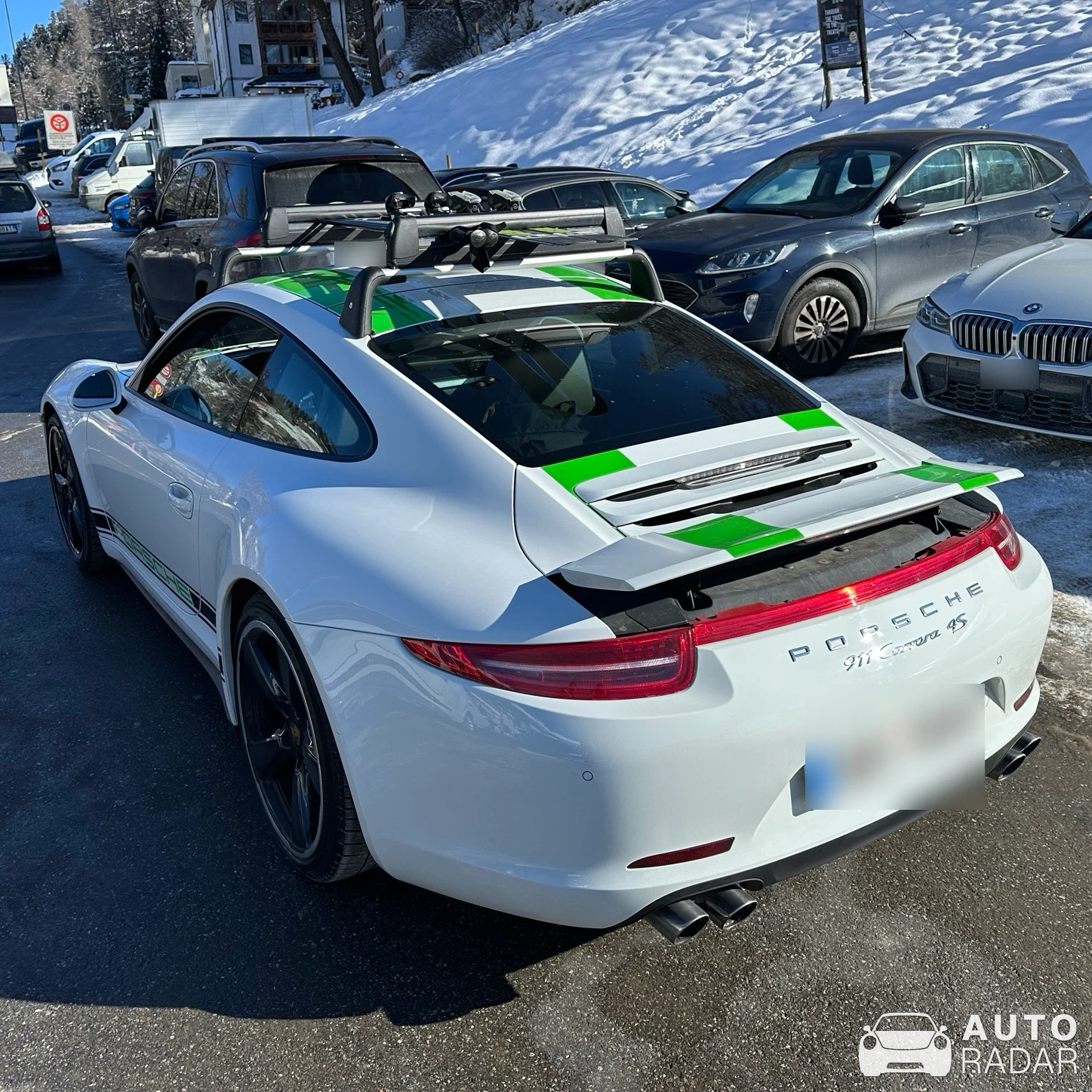 Porsche 991 Carrera 4S MkI spotted in Sankt Moritz, Schweiz