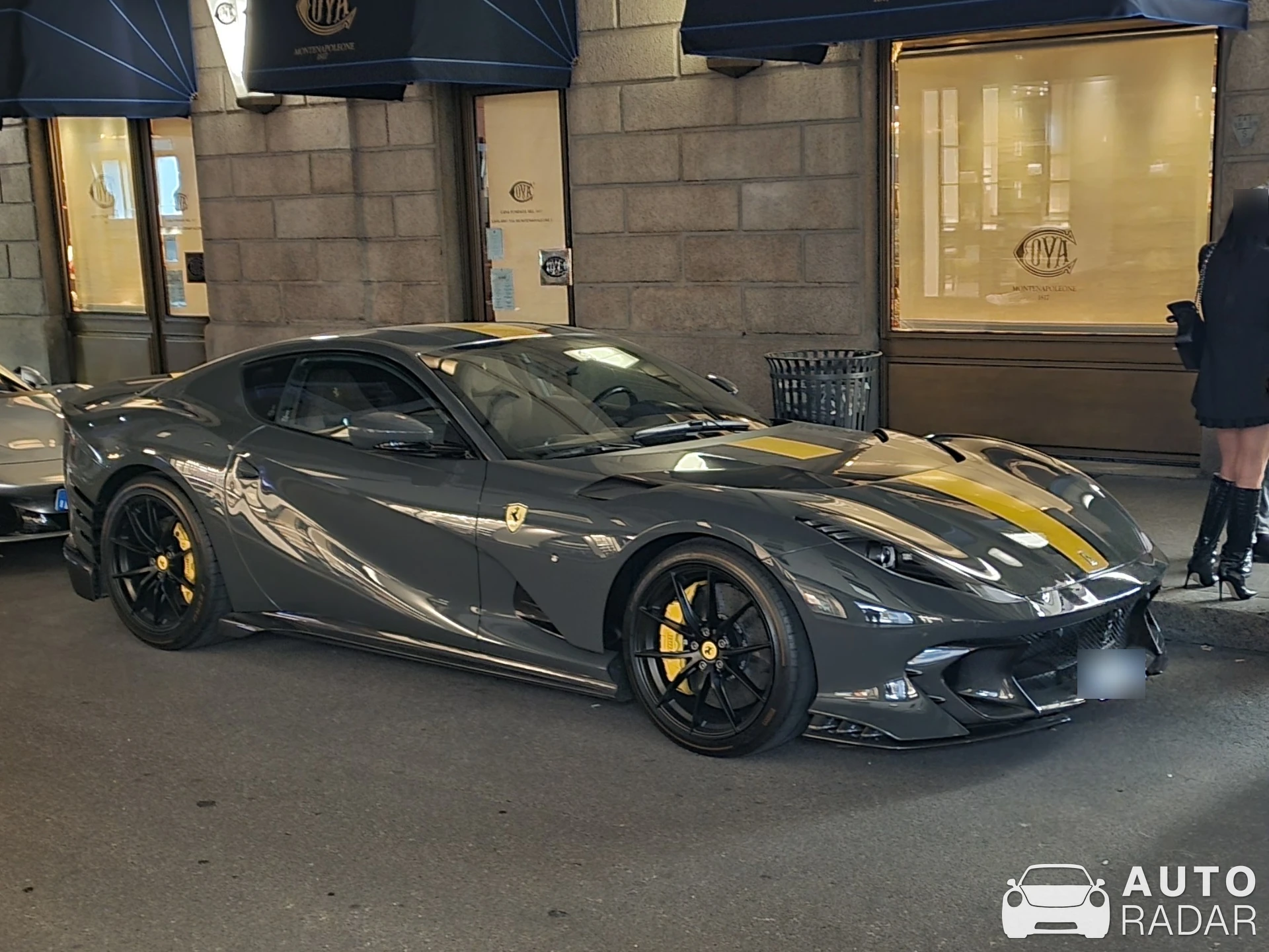 Ferrari 812 Competizione spotted in Milano, Italia
