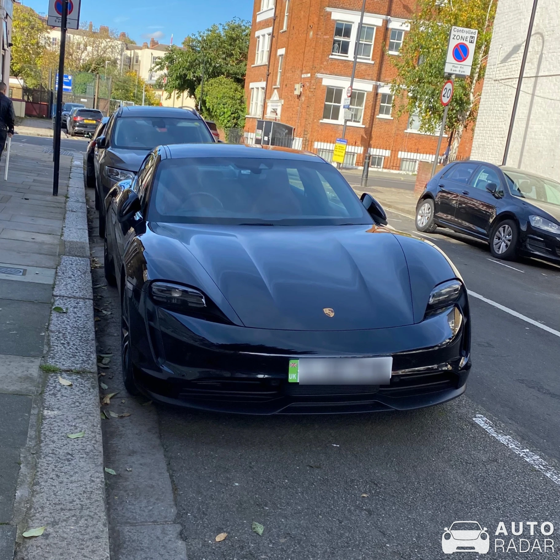 Porsche Taycan 4S spotted in Greater London, United Kingdom