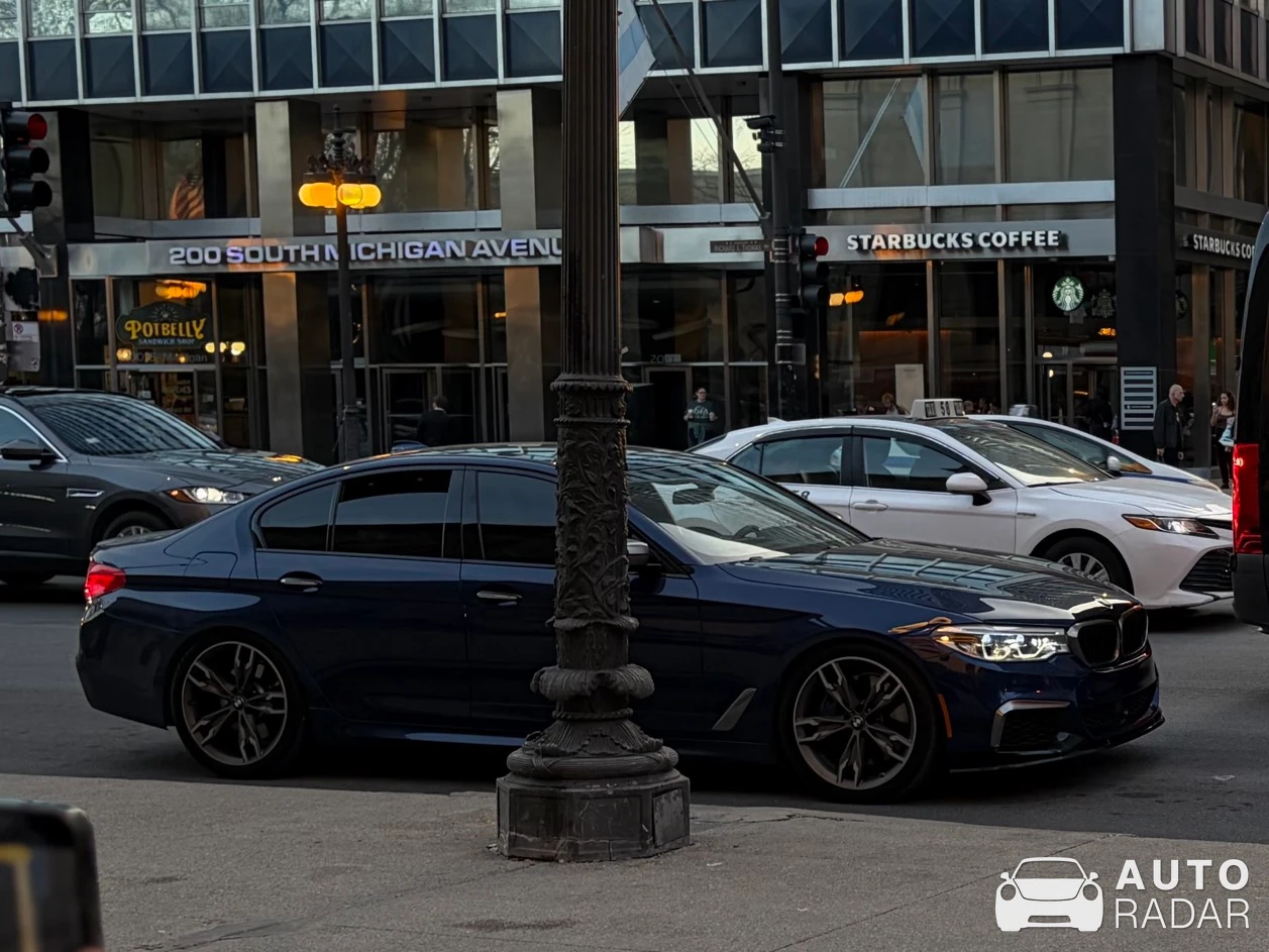 BMW 5 Series M550i G30 spotted in Chicago