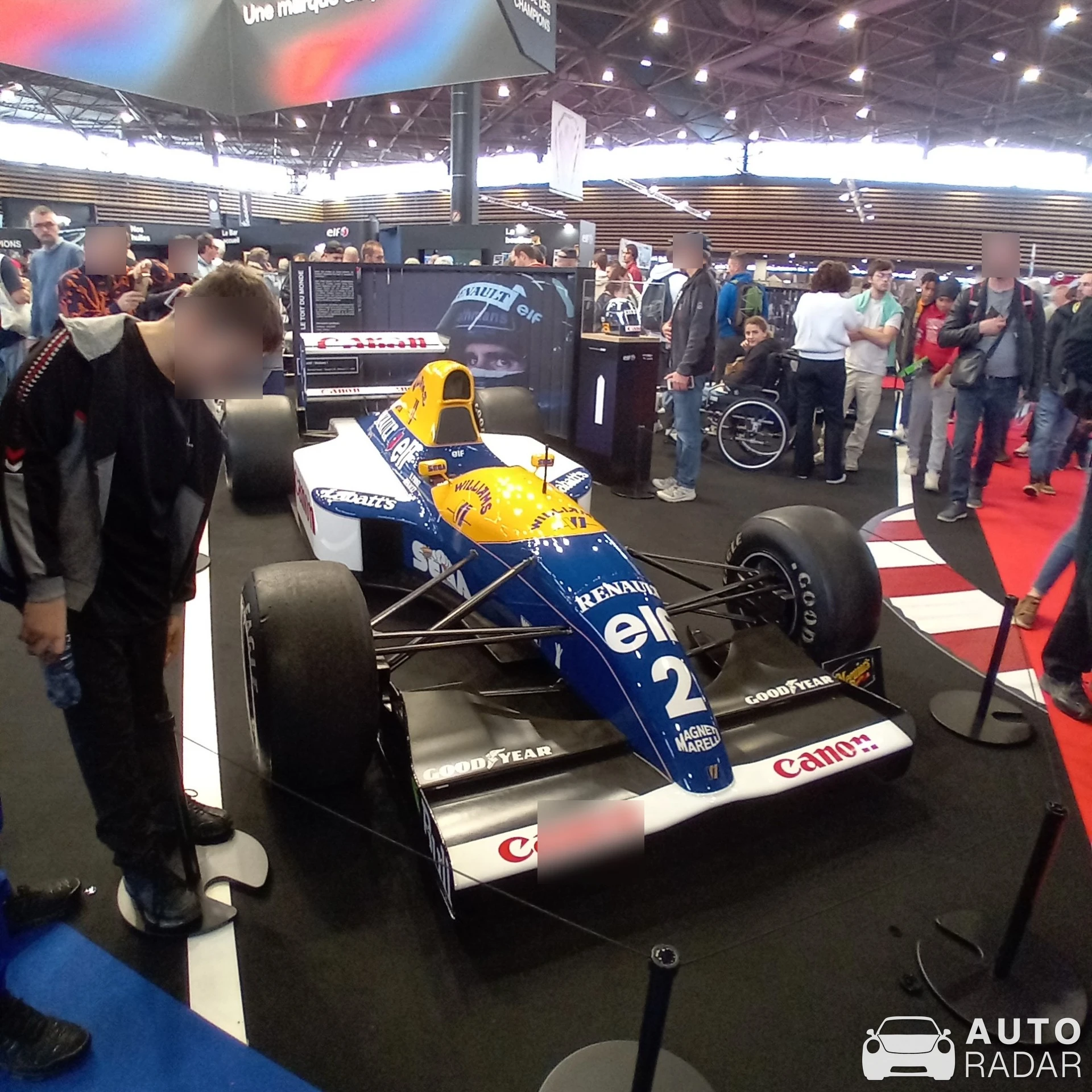 Williams FW15 spotted in Lyon, France