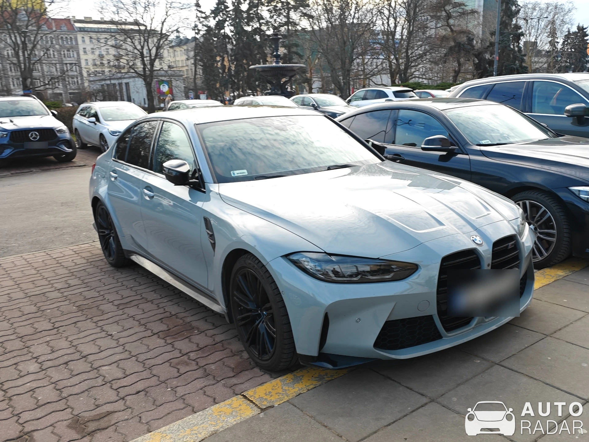 BMW M3 G80 Sedan Competition spotted in Warszawa, Polska