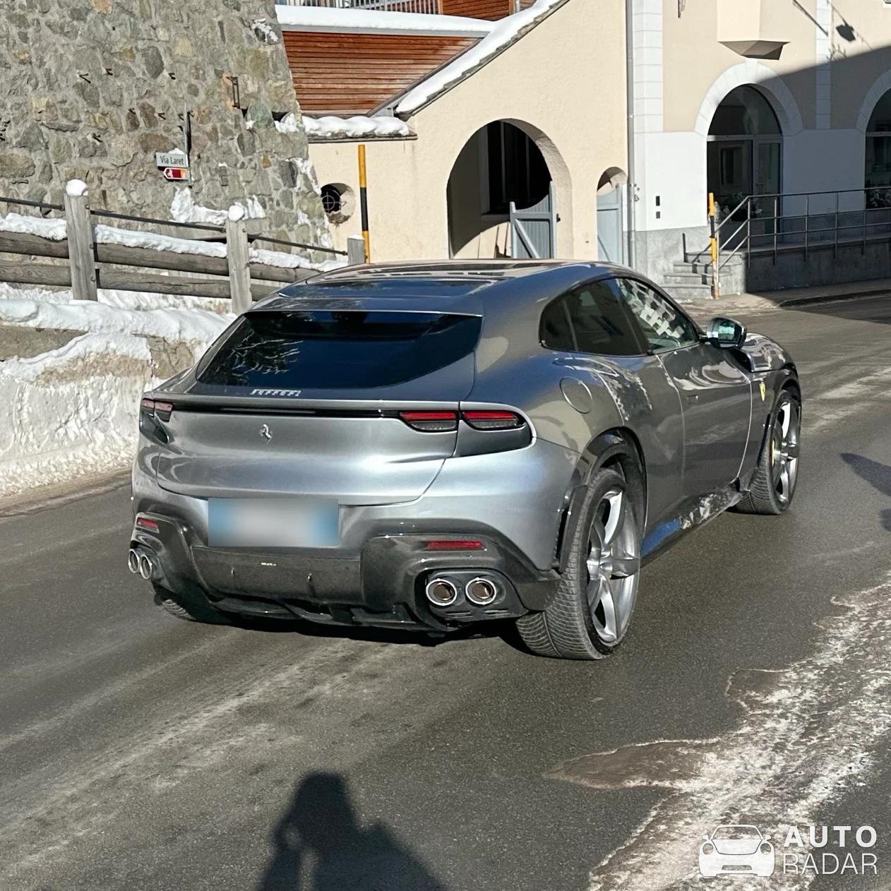 Ferrari Purosangue spotted in Sankt Moritz, Schweiz