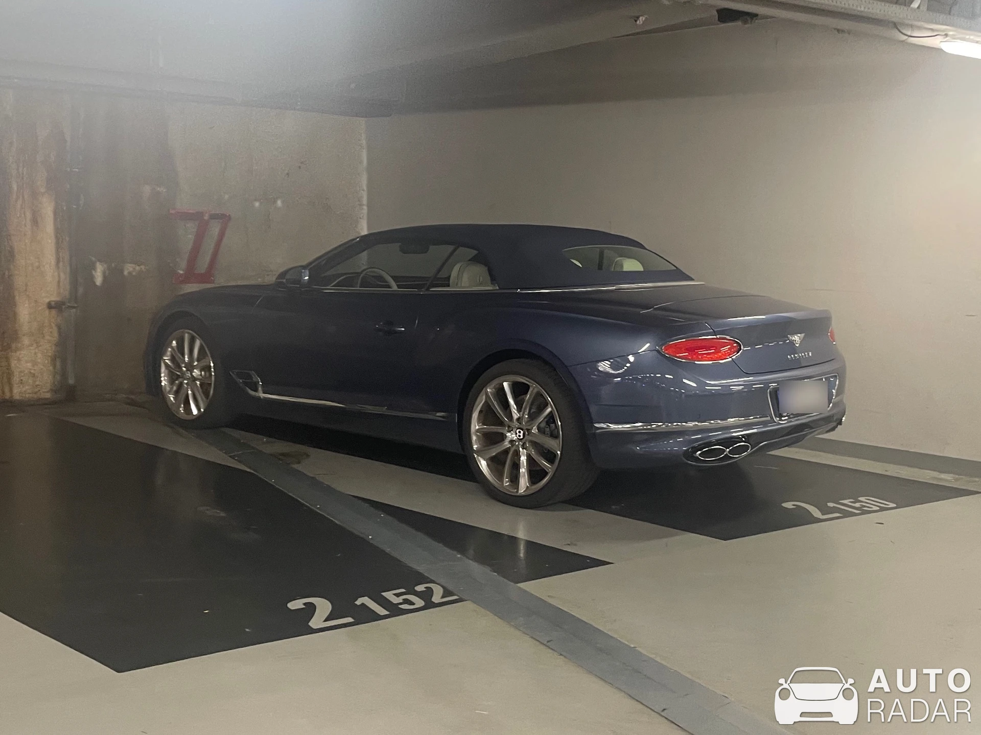 Bentley Continental GTC spotted in Antibes, France