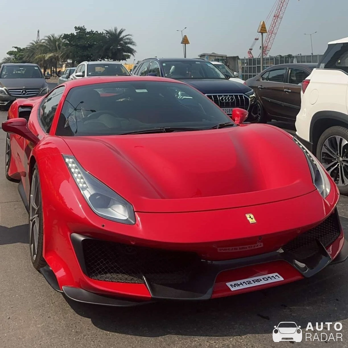 Ferrari 488 Pista spotted in Mumbai, India