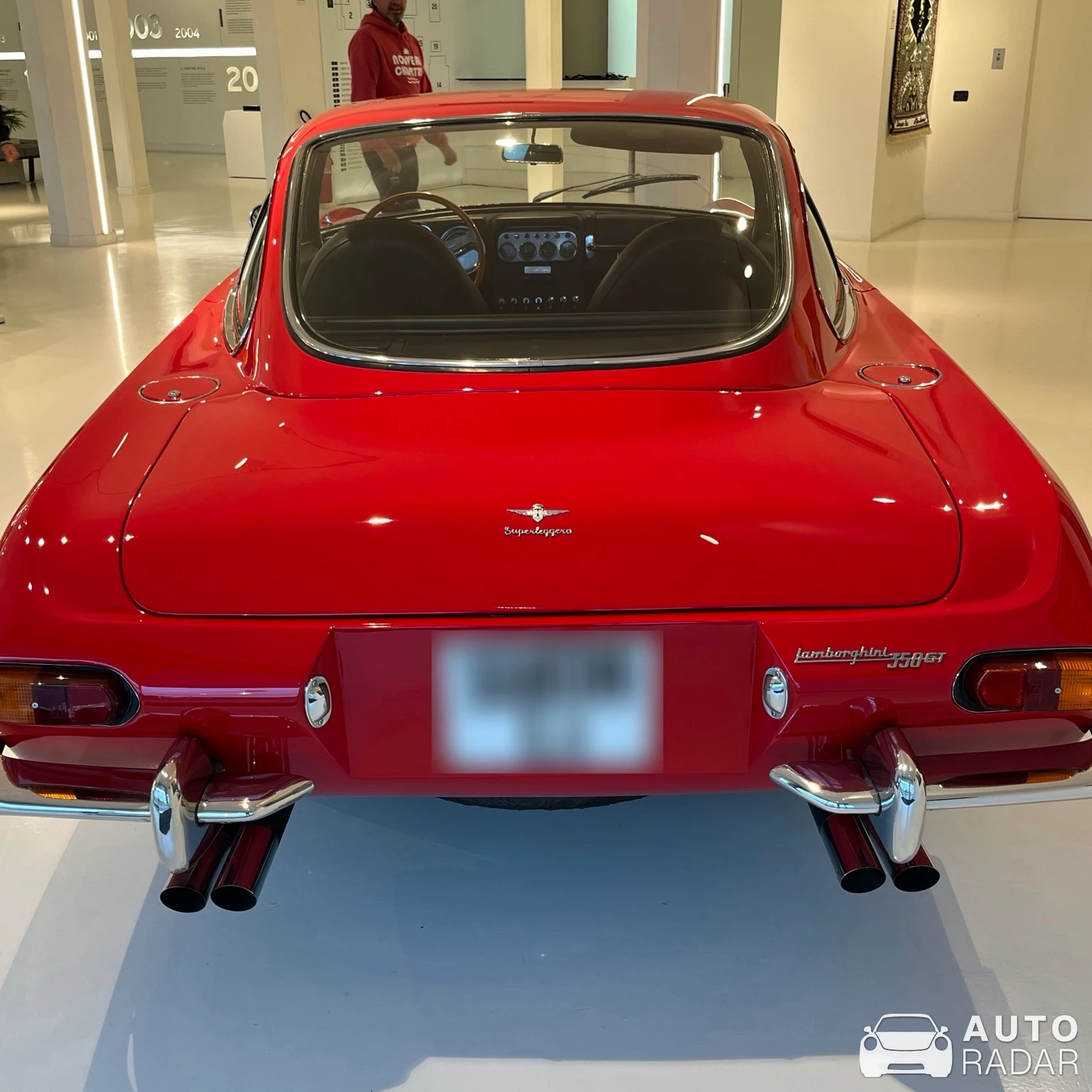 Lamborghini 350 GT spotted in Sant'Agata Bolognese