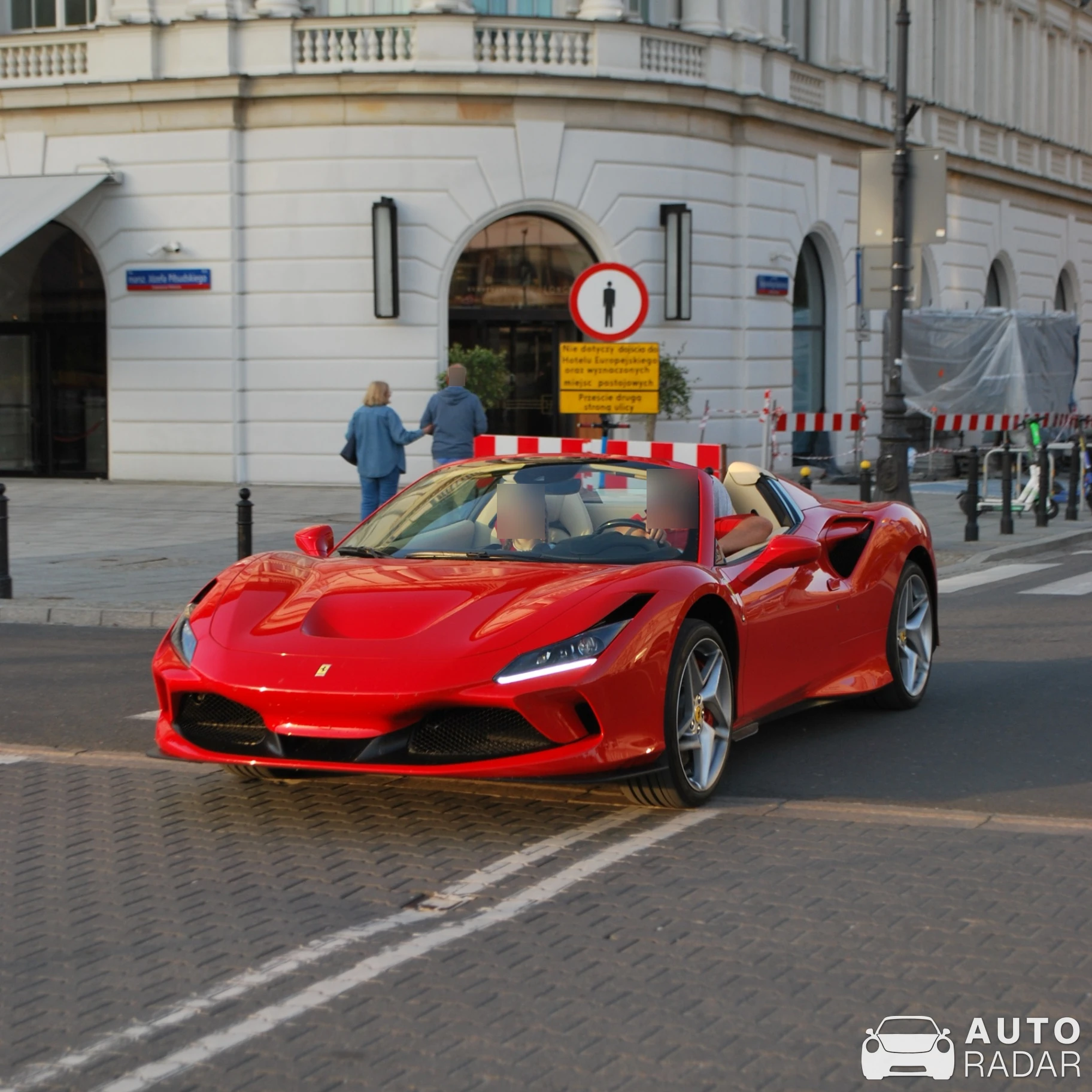 Ferrari F8 Spider spotted in Warszawa, Poland