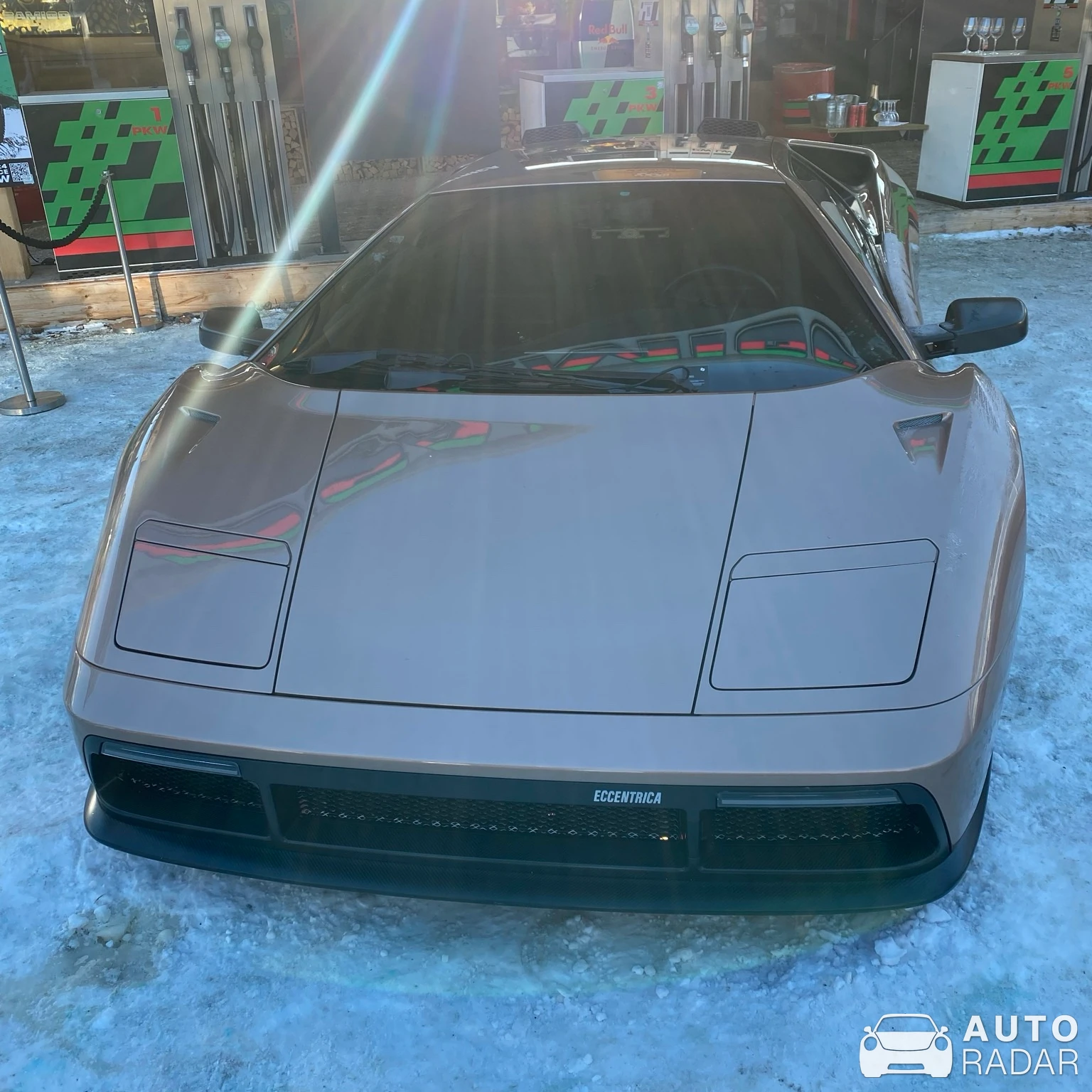 Eccentrica V12 spotted in Sankt Moritz