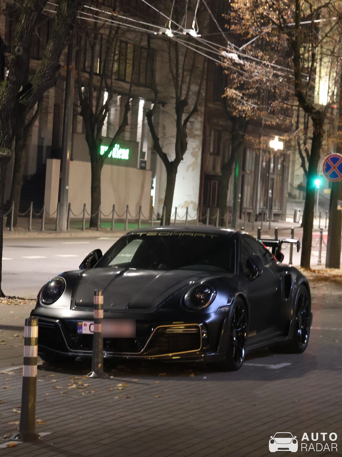 Porsche TechArt 992 GTstreet R Monochrome spotted in Kaunas