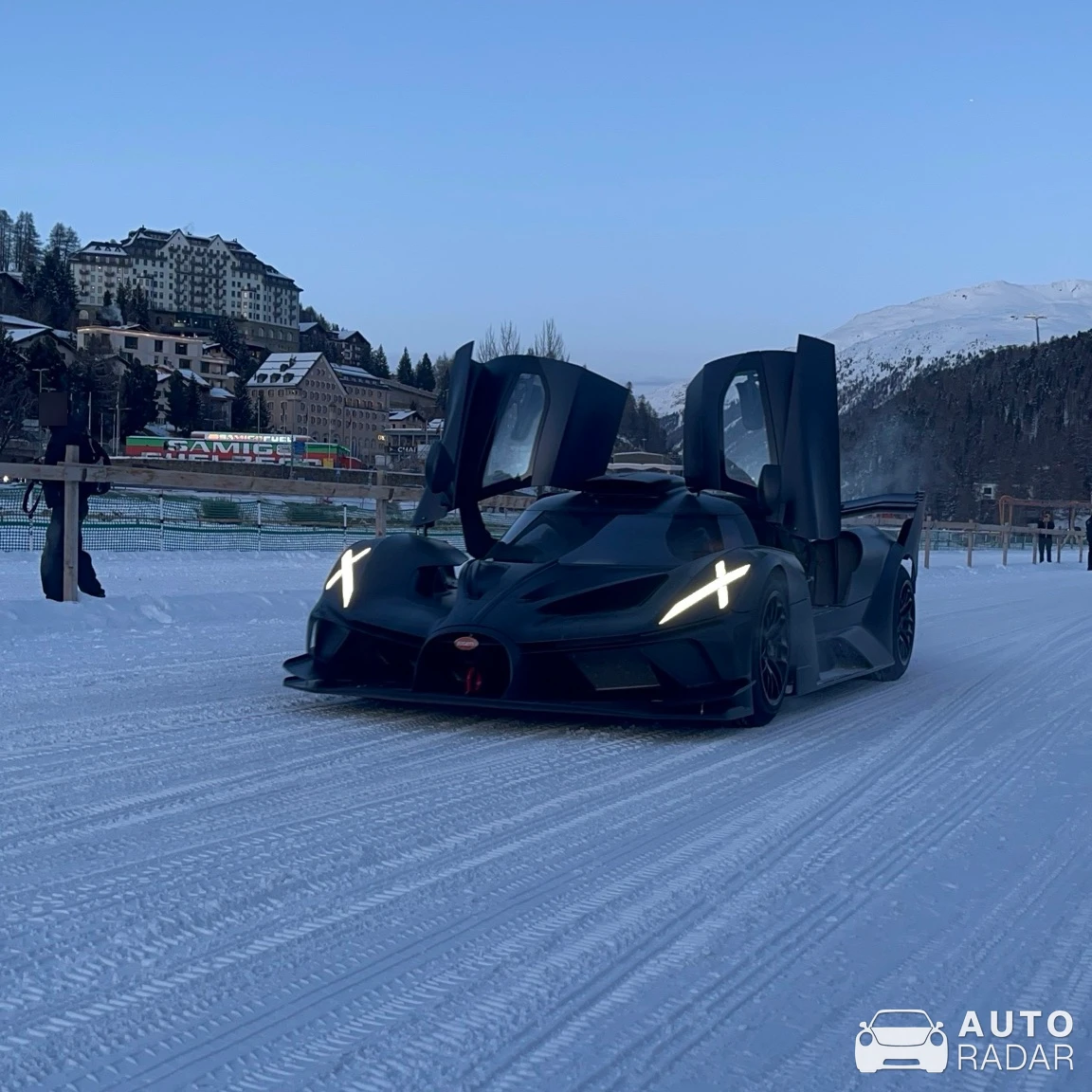 Bugatti Bolide spotted in Sankt Moritz, Svizzera