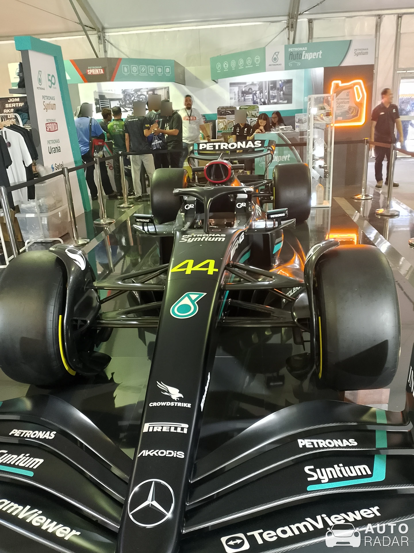 Mercedes-AMG F1 W14 E Performance spotted in Kuala Lumpur