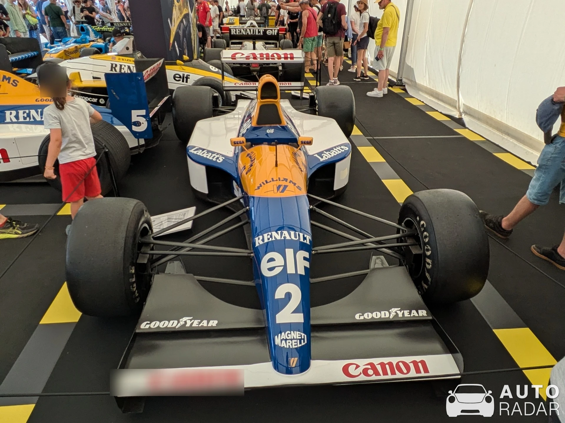 Williams FW15 spotted in Le Vigeant