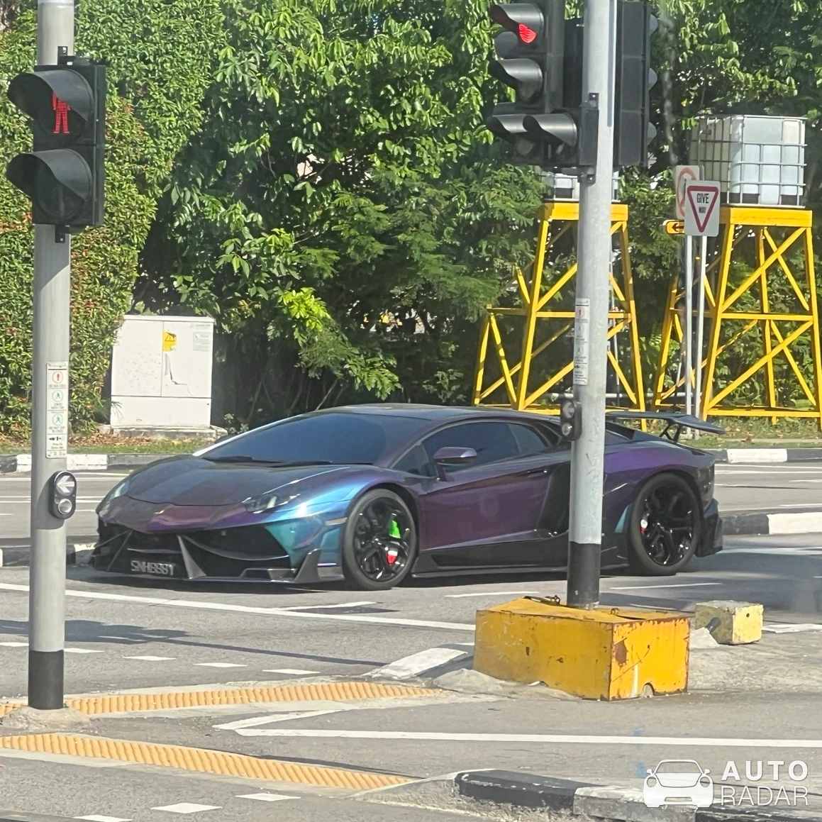 Lamborghini Aventador LP700-4 DMC Spezial Version spotted in Singapore