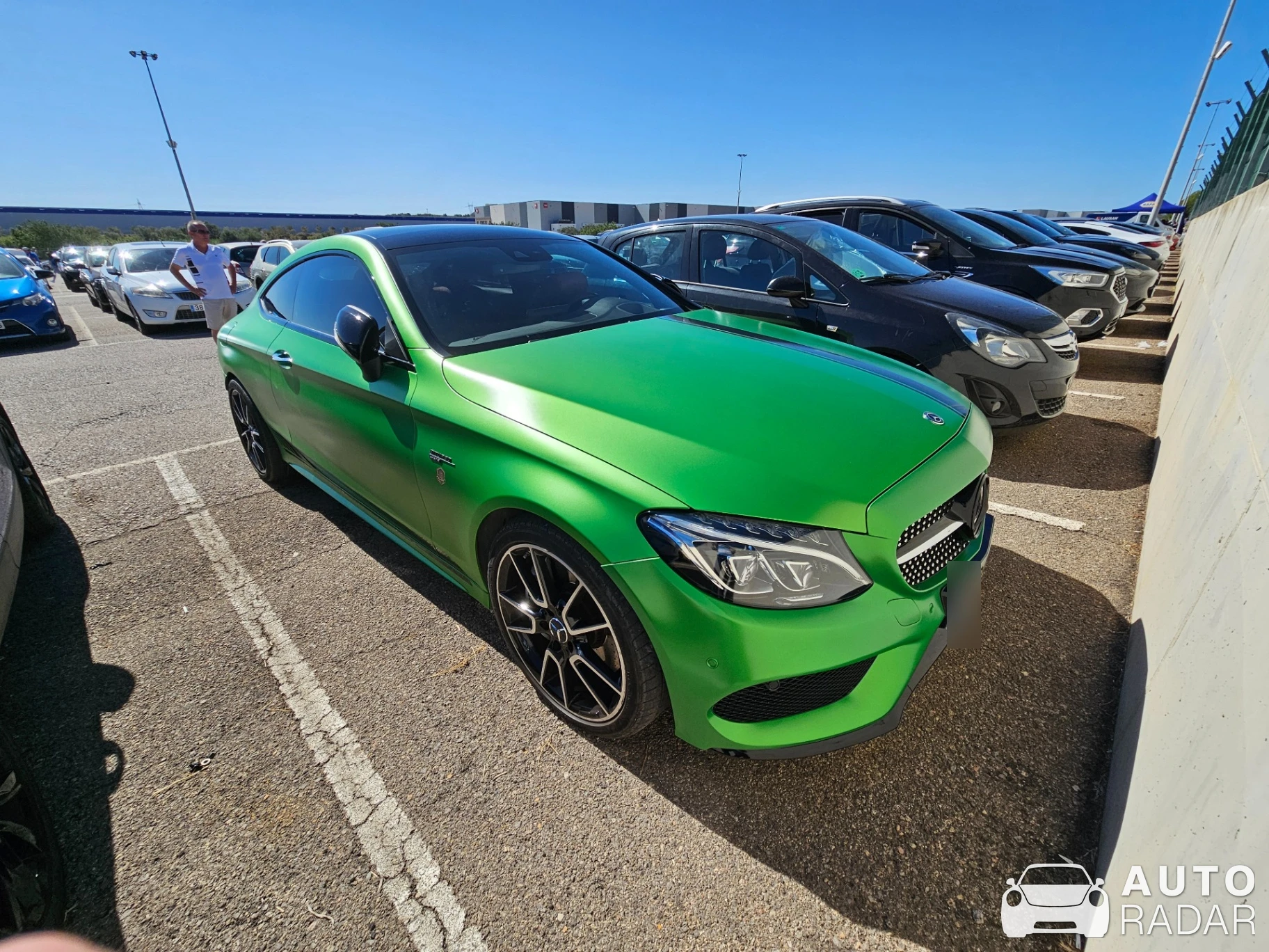 Mercedes-AMG C 43 C205 spotted in Cheste, Spain