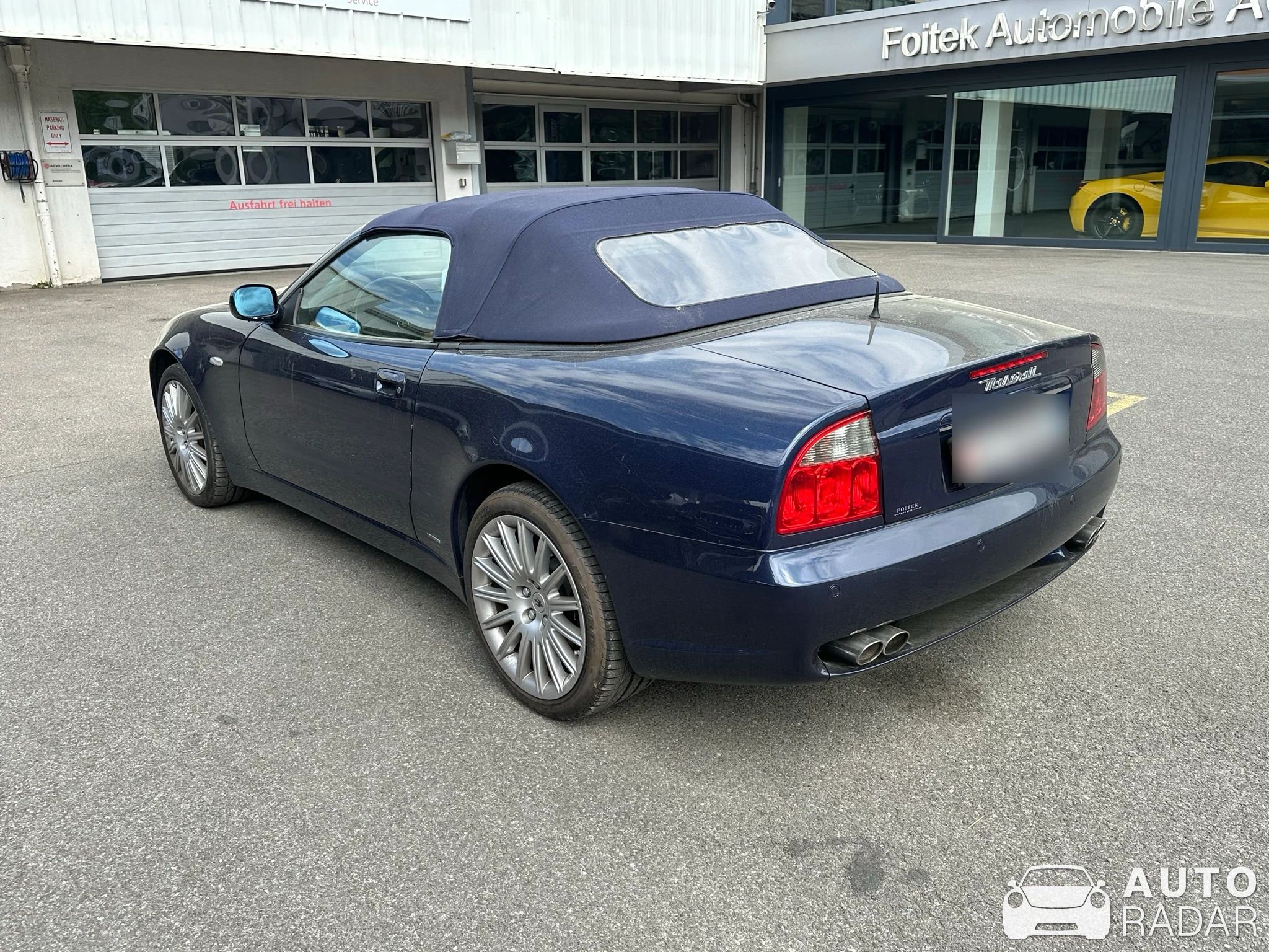 Maserati 4200 GT Spyder spotted in Altendorf