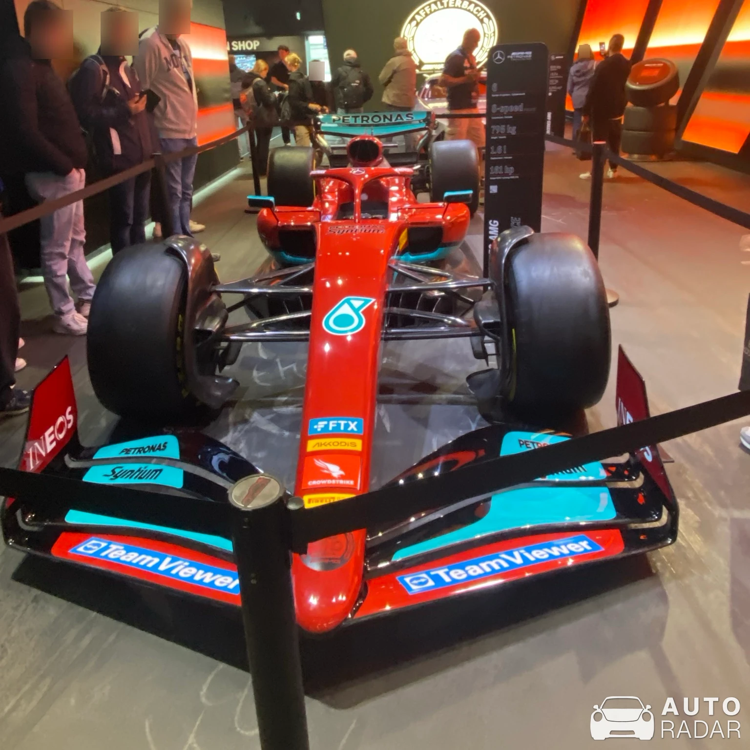 Mercedes-AMG F1 W13 E Performance spotted in Nürburg