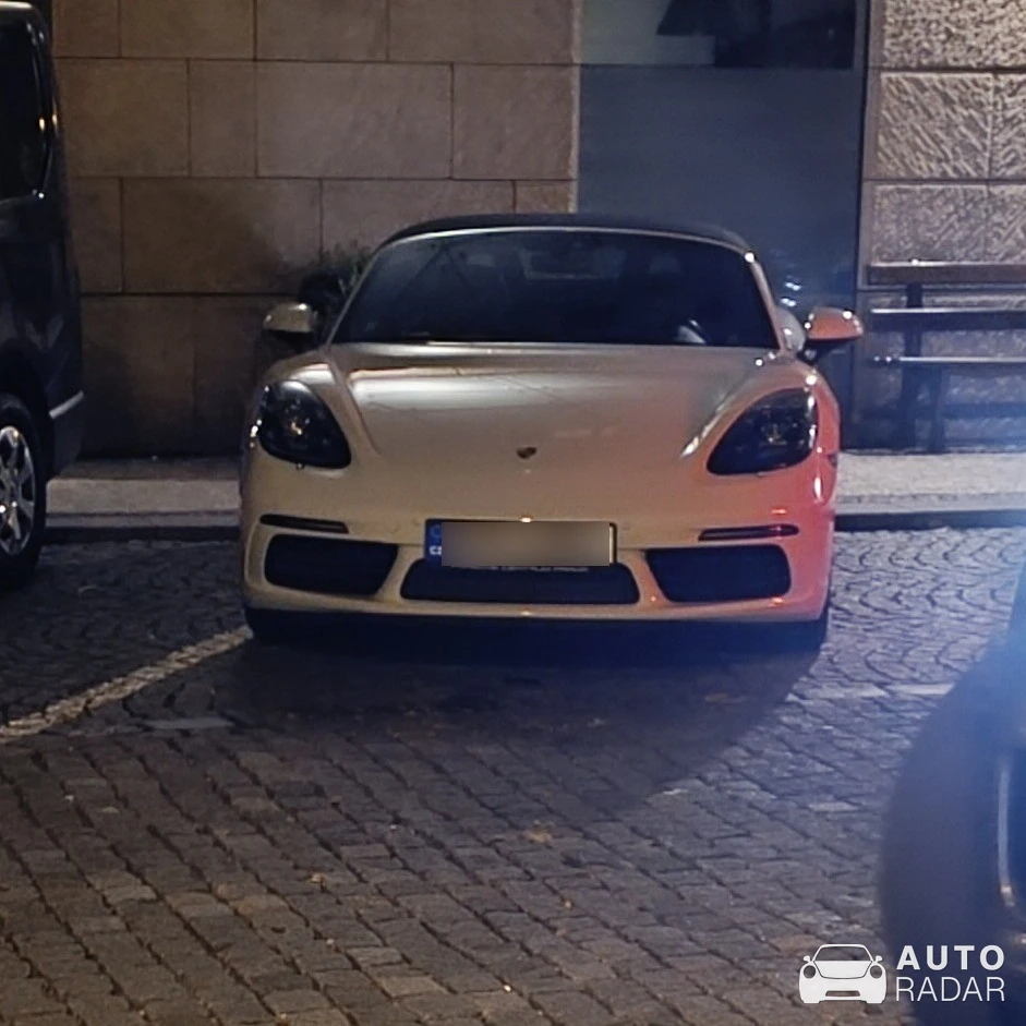 Porsche 718 Boxster spotted in Praha 1, Czechia