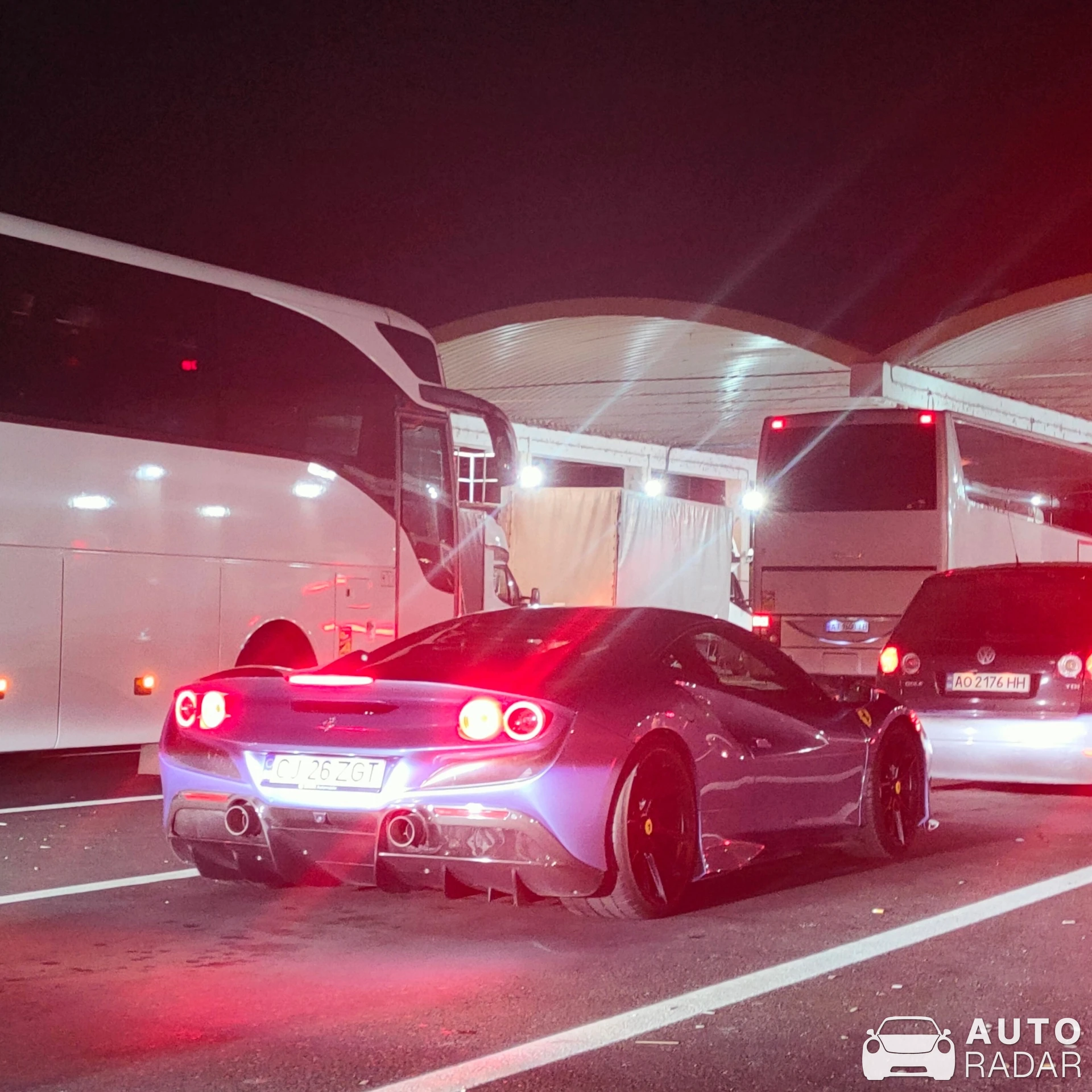 Ferrari F8 Tributo spotted in Giurgiu, Romania