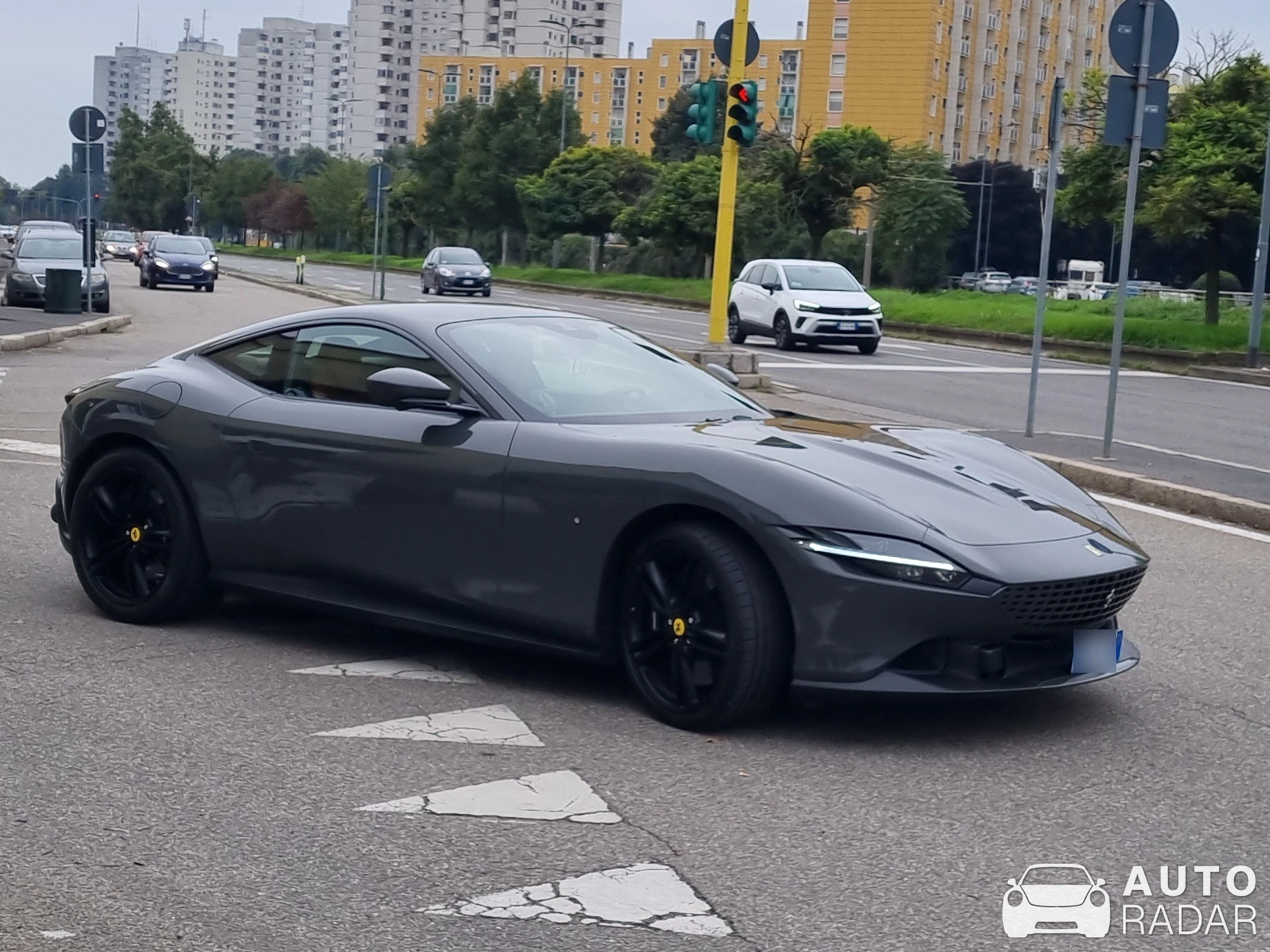 Ferrari Roma spotted in Città metropolitana di Milano, Italia