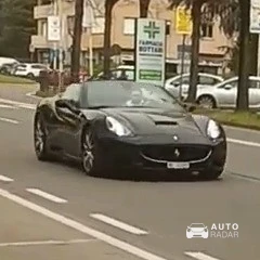 Ferrari California spotted in Prato, Italy